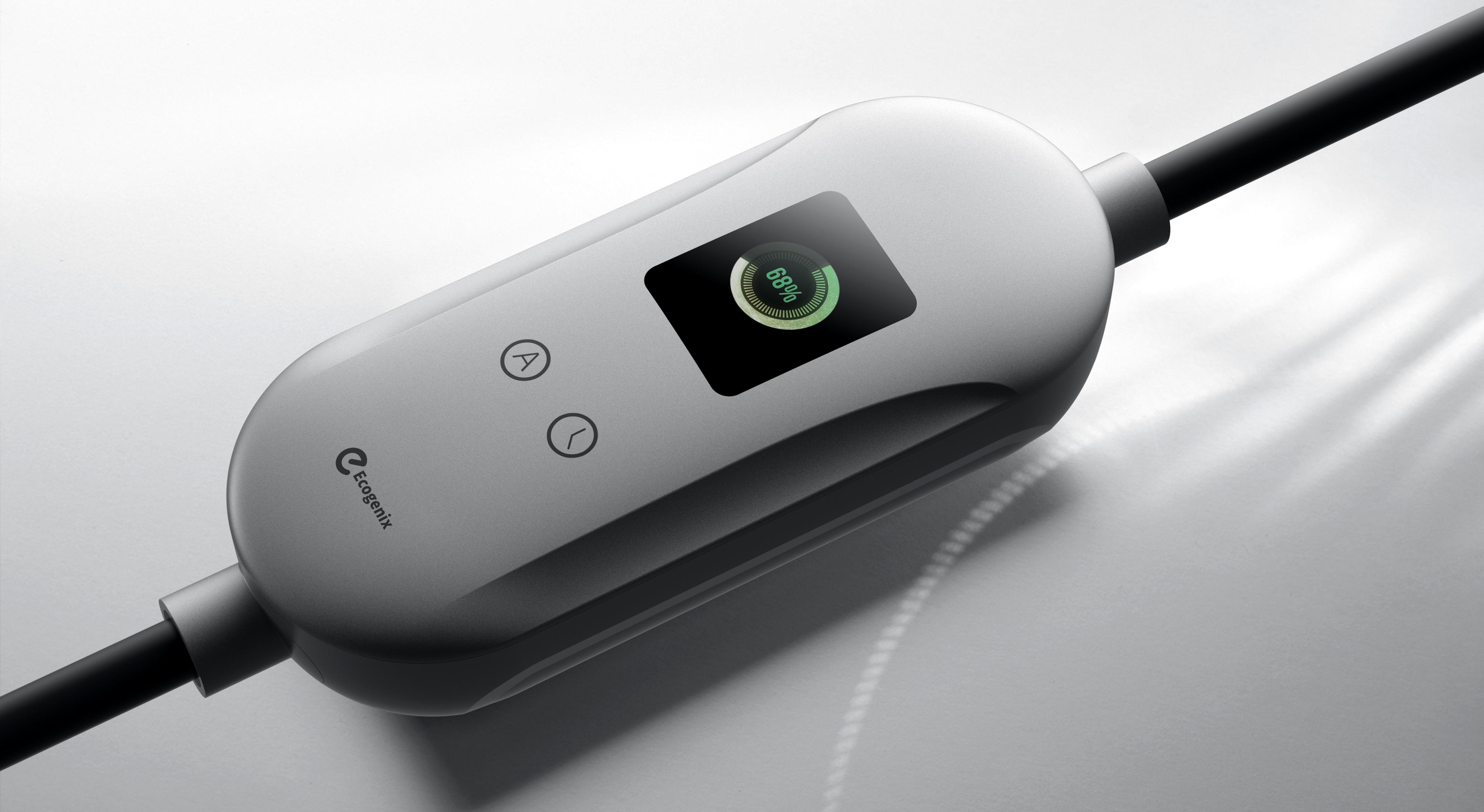 Portable charging pile，new energy，automobile，science and technology，Mellow and soft，Simplicity，