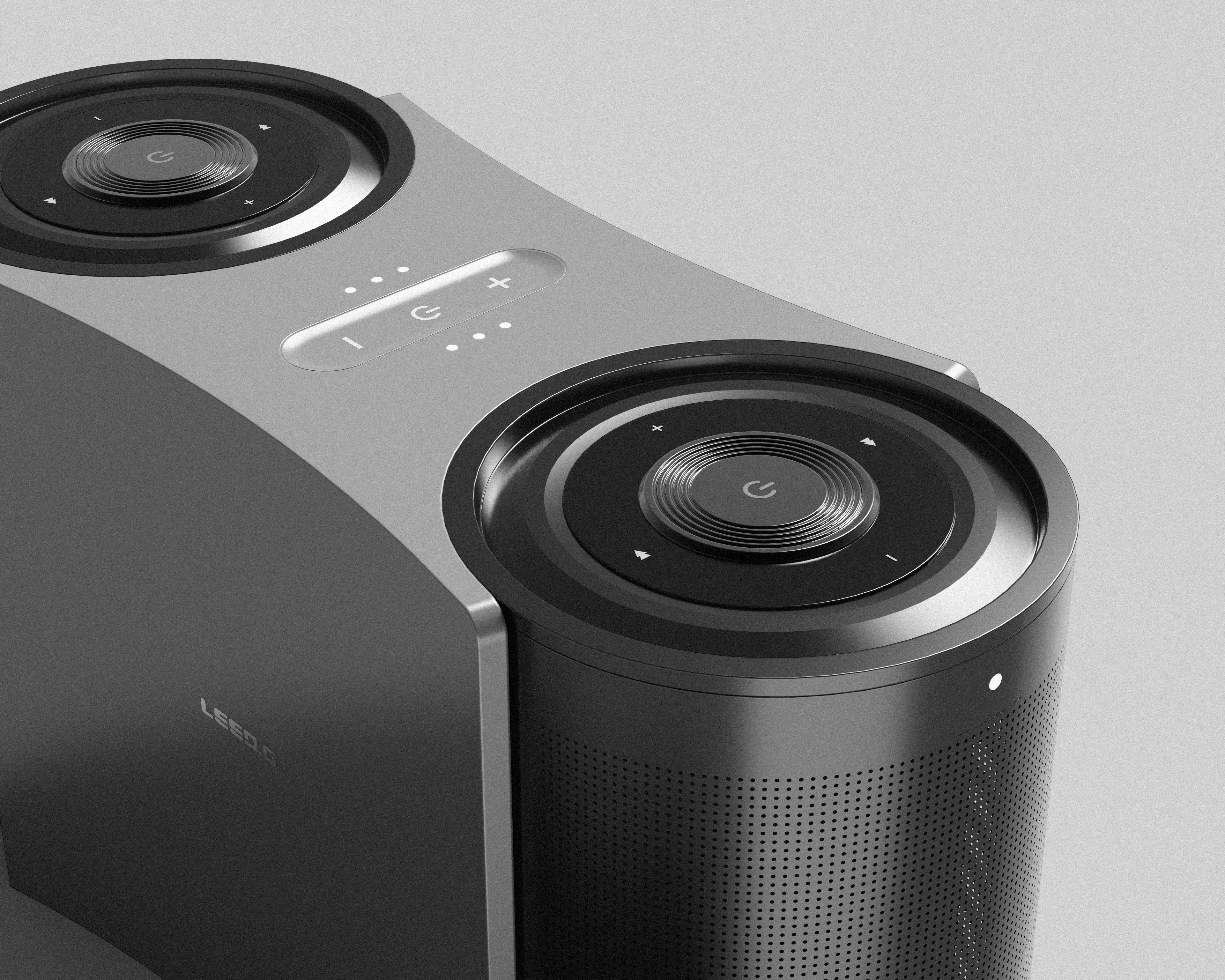 loudspeaker box，product design，conceptual design，double sound，