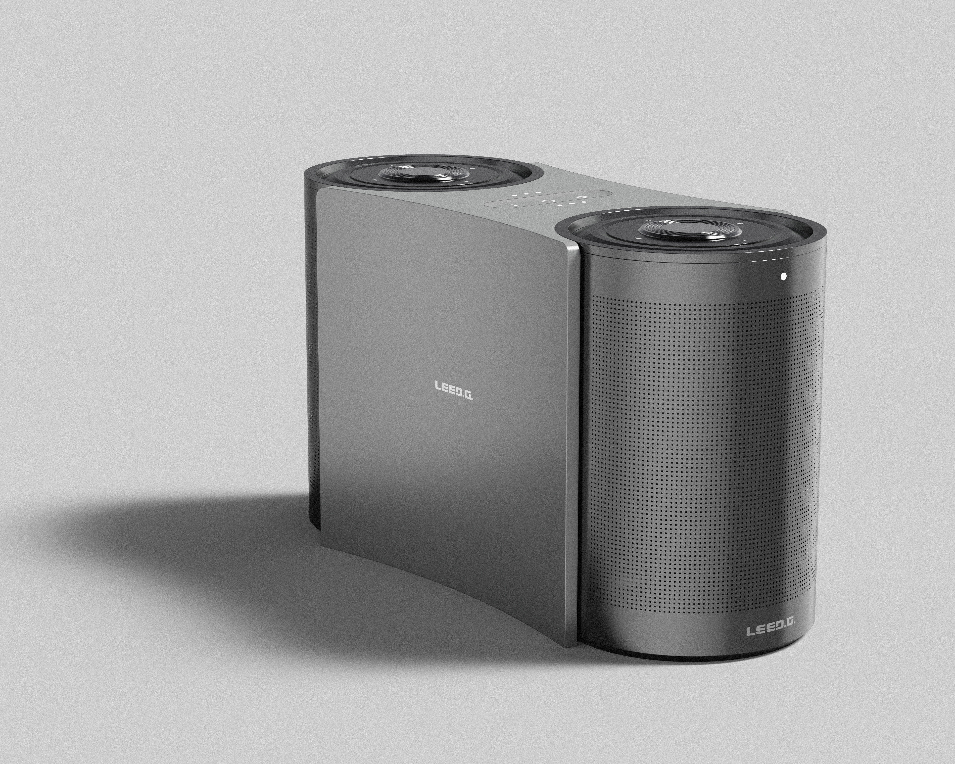 loudspeaker box，product design，conceptual design，double sound，