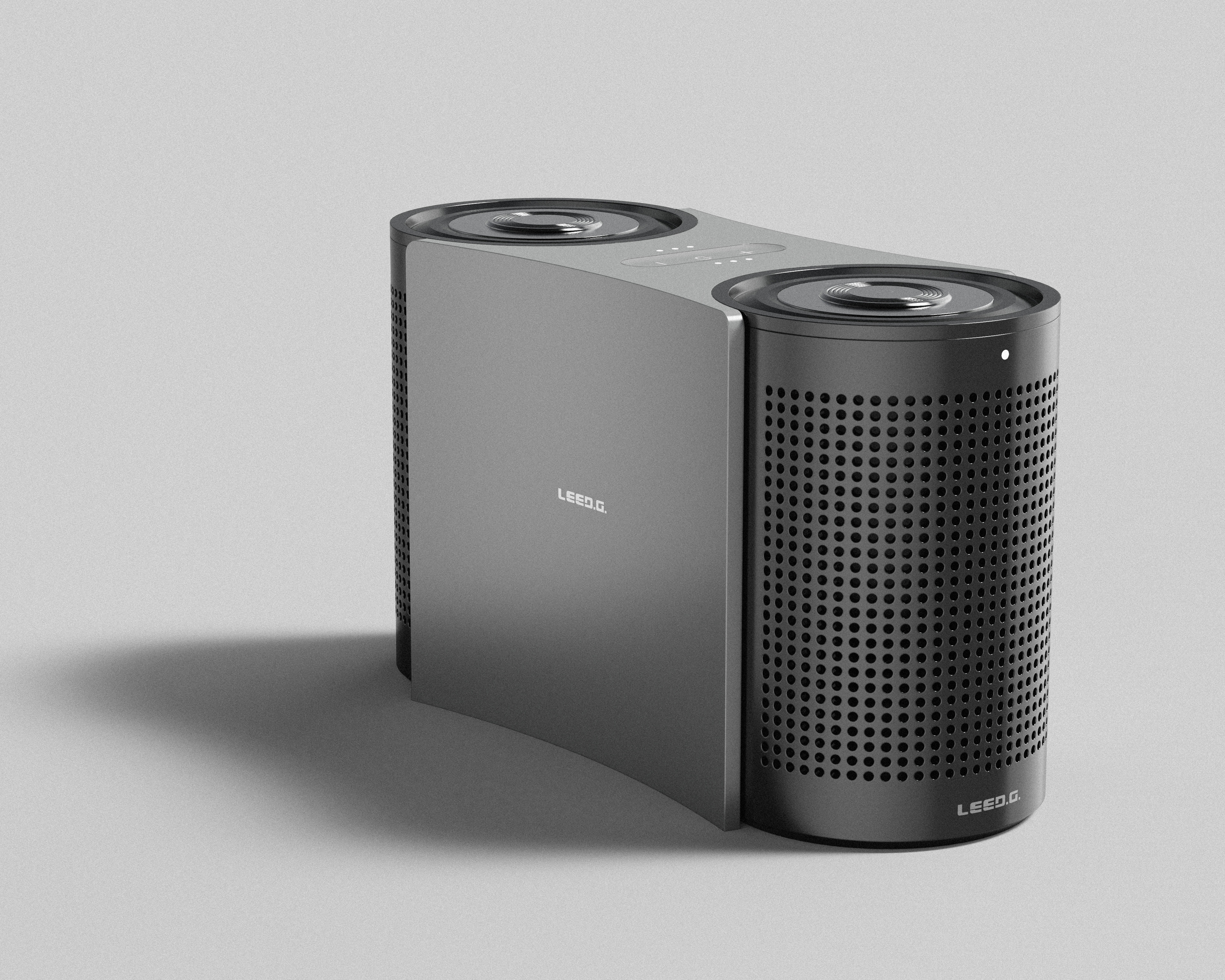 loudspeaker box，product design，conceptual design，double sound，