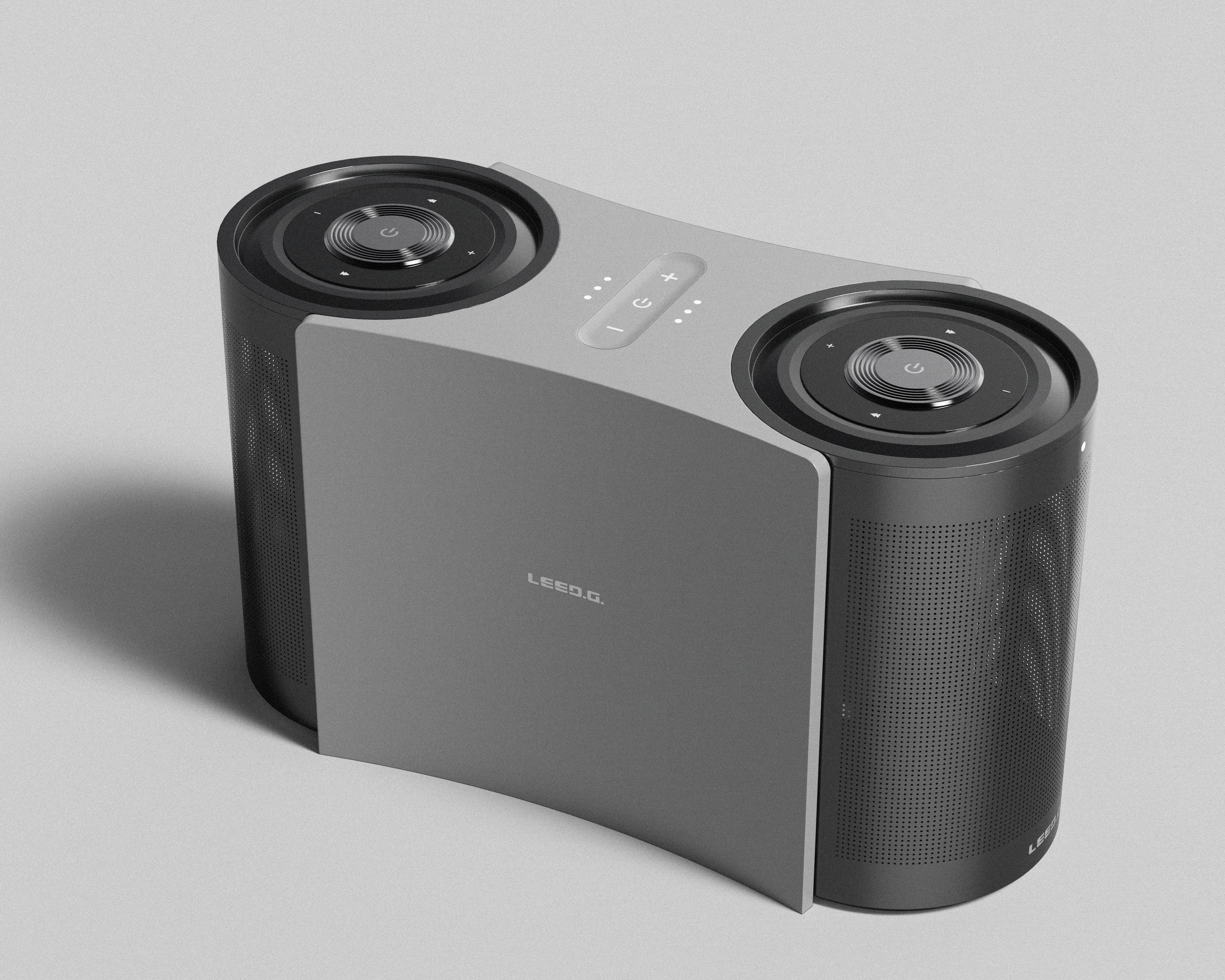 loudspeaker box，product design，conceptual design，double sound，