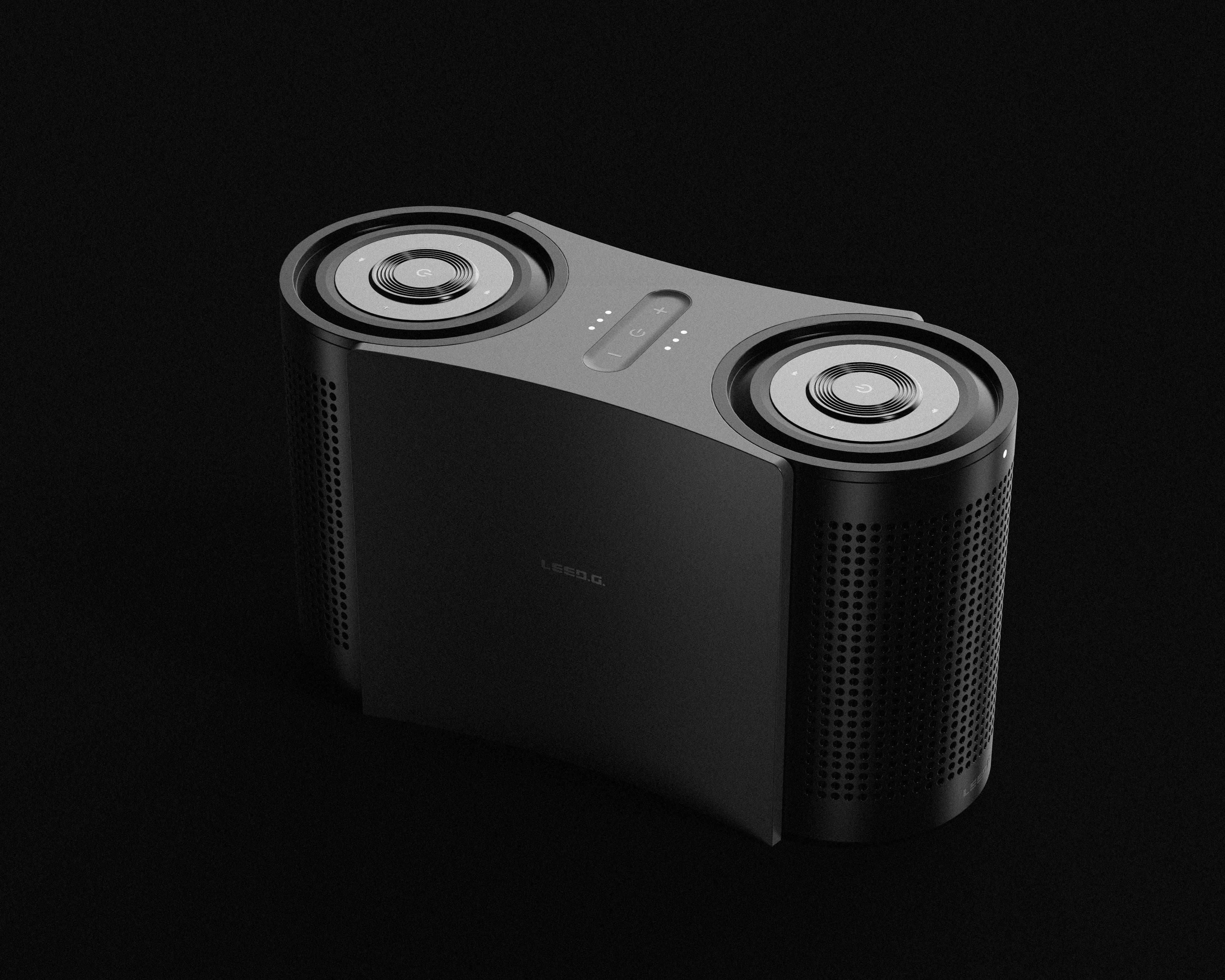loudspeaker box，product design，conceptual design，double sound，