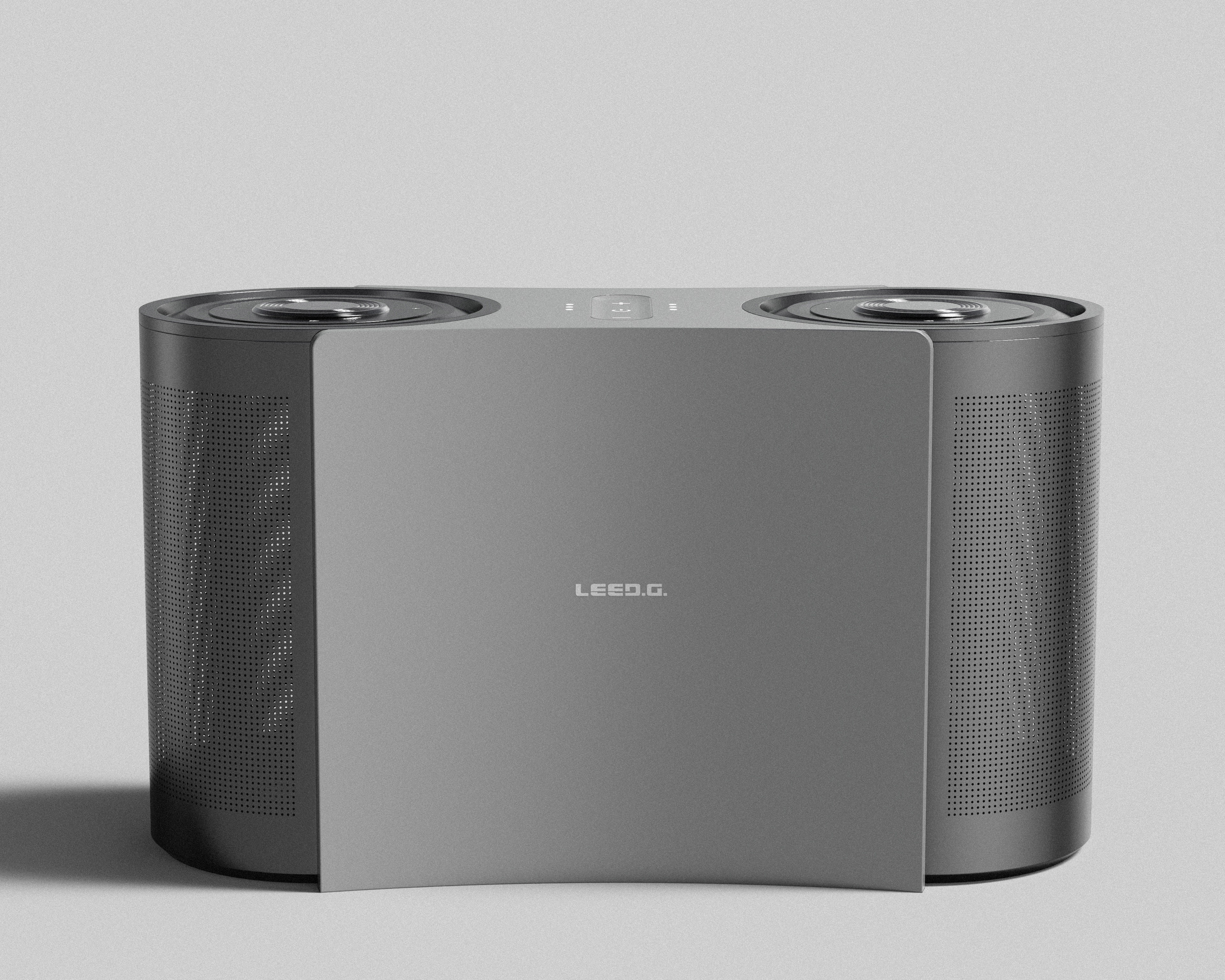 loudspeaker box，product design，conceptual design，double sound，