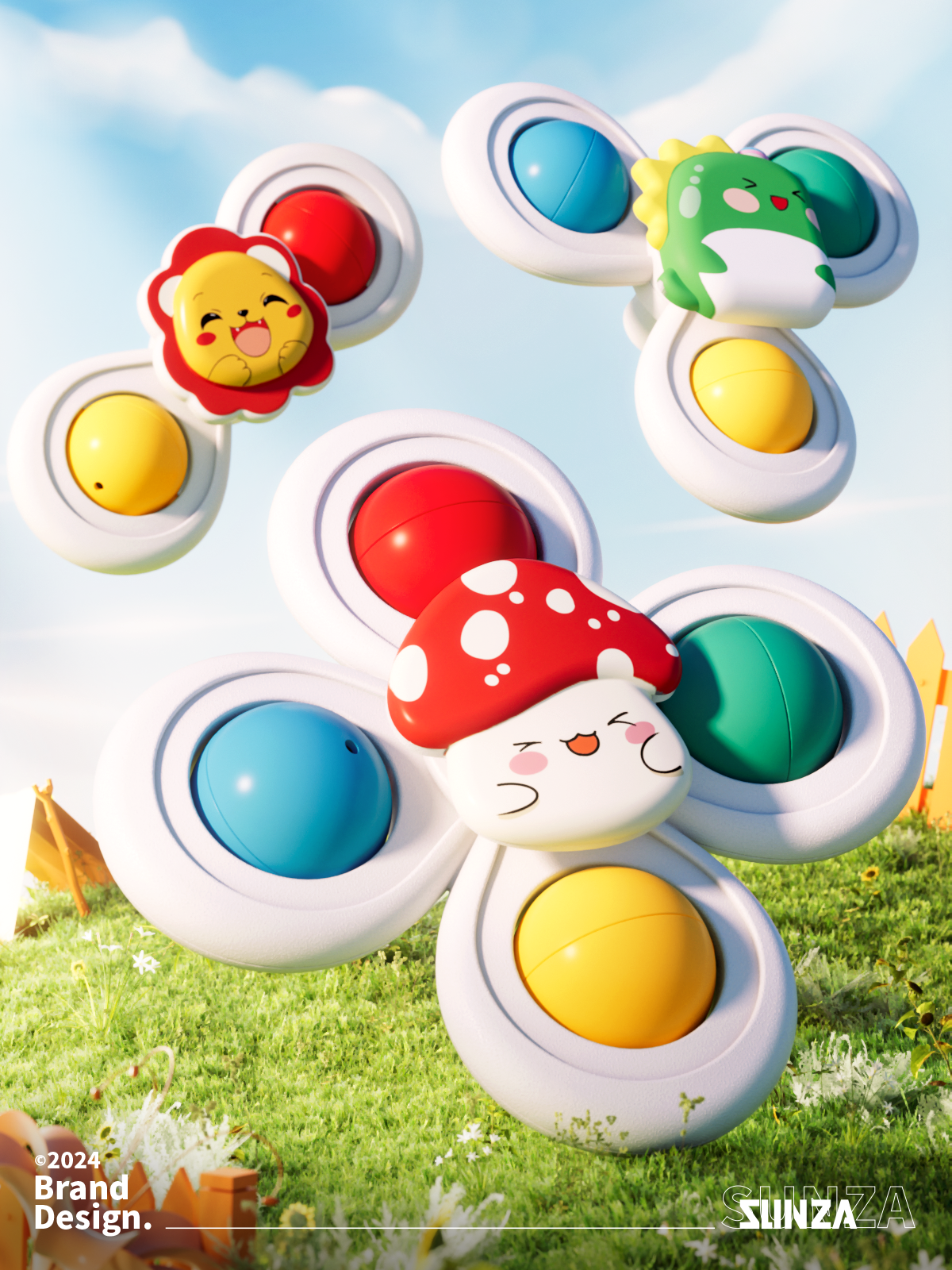 E-commerce diagram，Detail drawing，3D design，turning music，3D design，Art Design，sucker toy，cartoon toy，