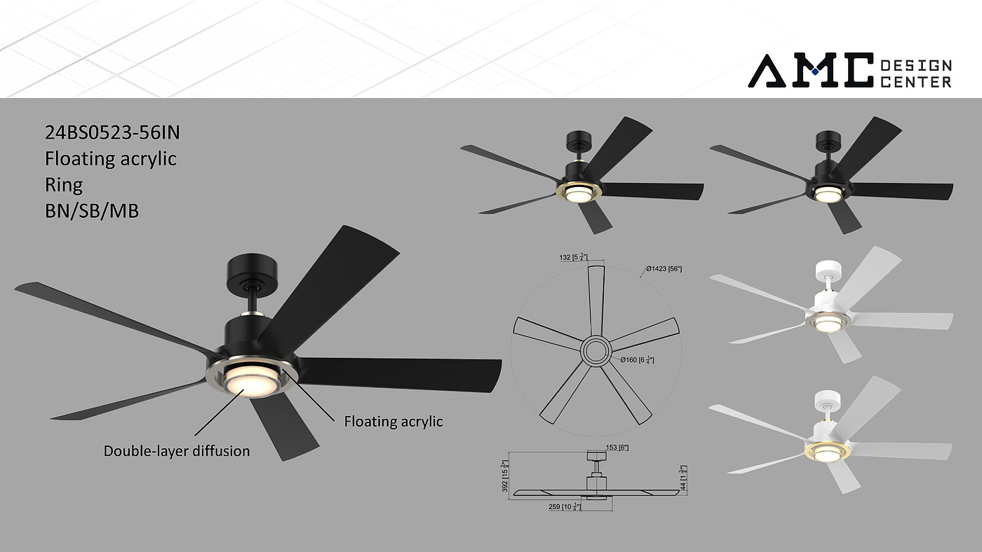 Fan，American style，ceiling fan，Fan lamp，modern，fans，