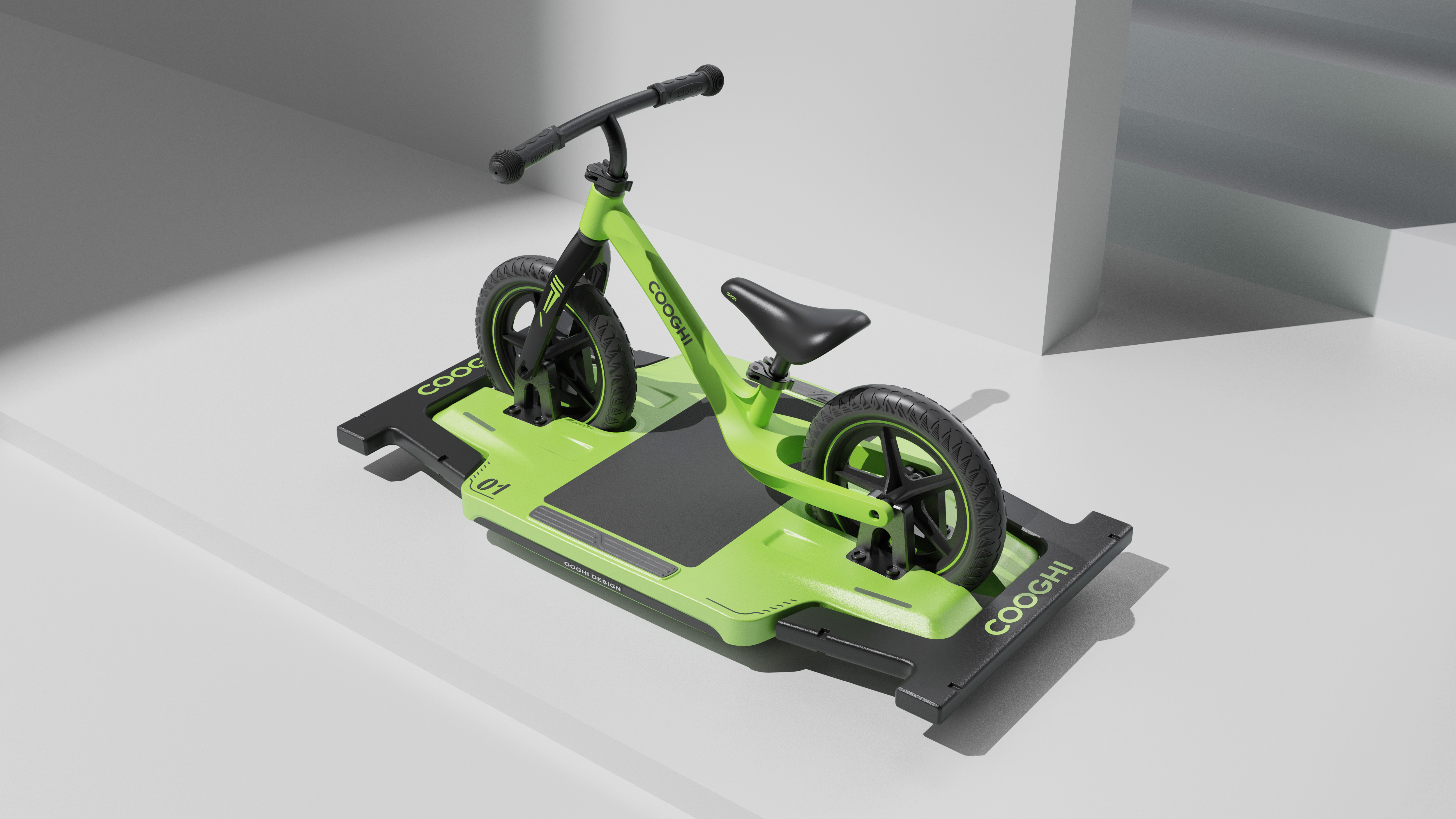 Balance bike tide play training platform，