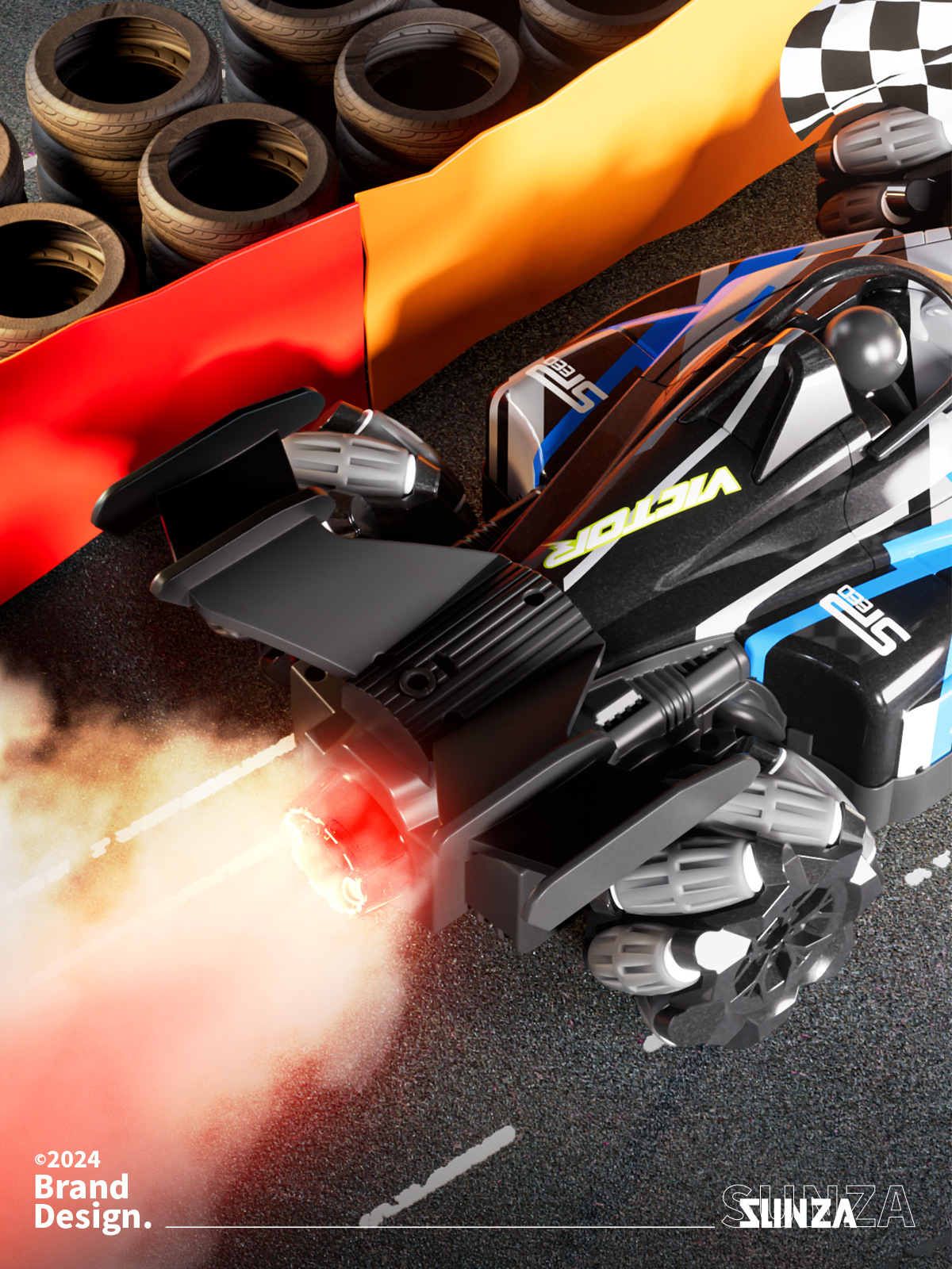 Detail drawing，E-commerce diagram，racing，3D design，Render，Main drawing design，E-commerce design，Visual design，