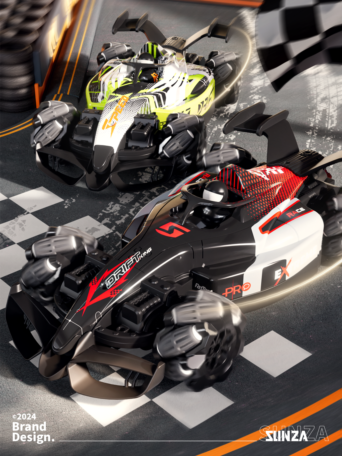 Detail drawing，E-commerce diagram，racing，3D design，Render，Main drawing design，E-commerce design，Visual design，