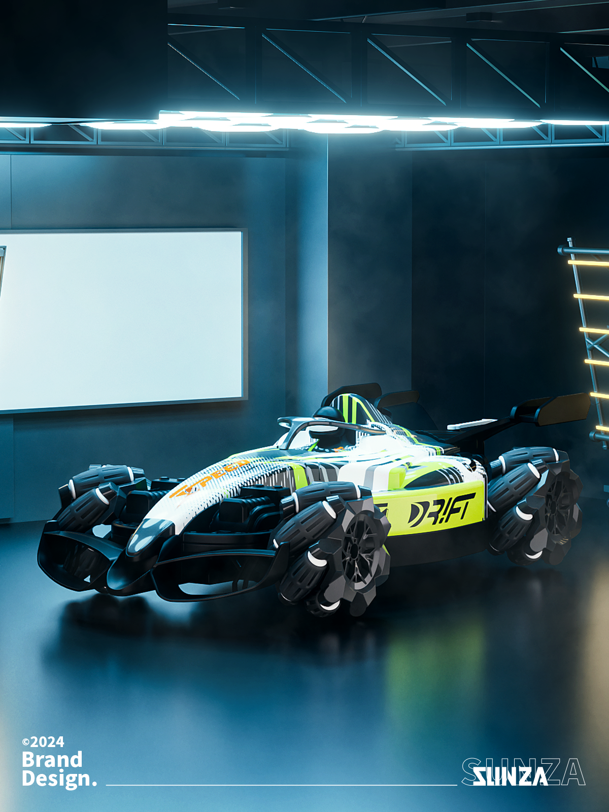 Detail drawing，E-commerce diagram，racing，3D design，Render，Main drawing design，E-commerce design，Visual design，