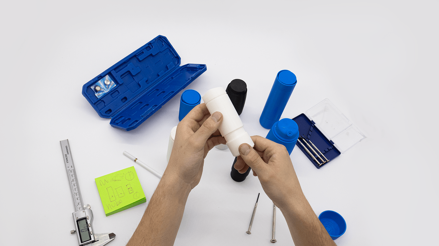 NUBE，refillable hand pump spray container，packing design，originality，