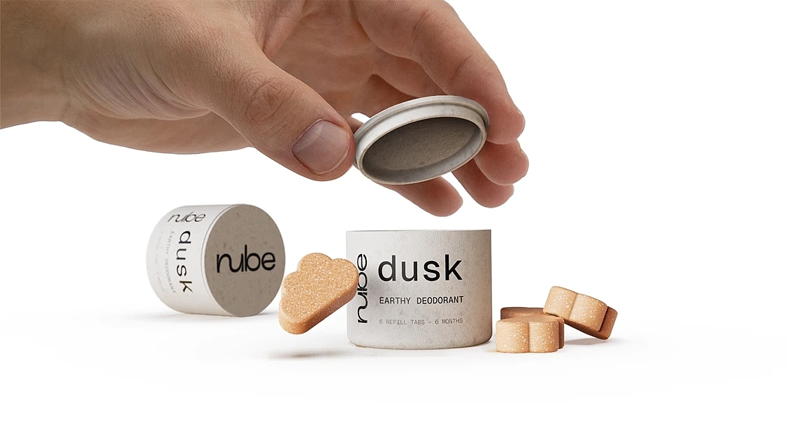 NUBE，refillable hand pump spray container，packing design，originality，