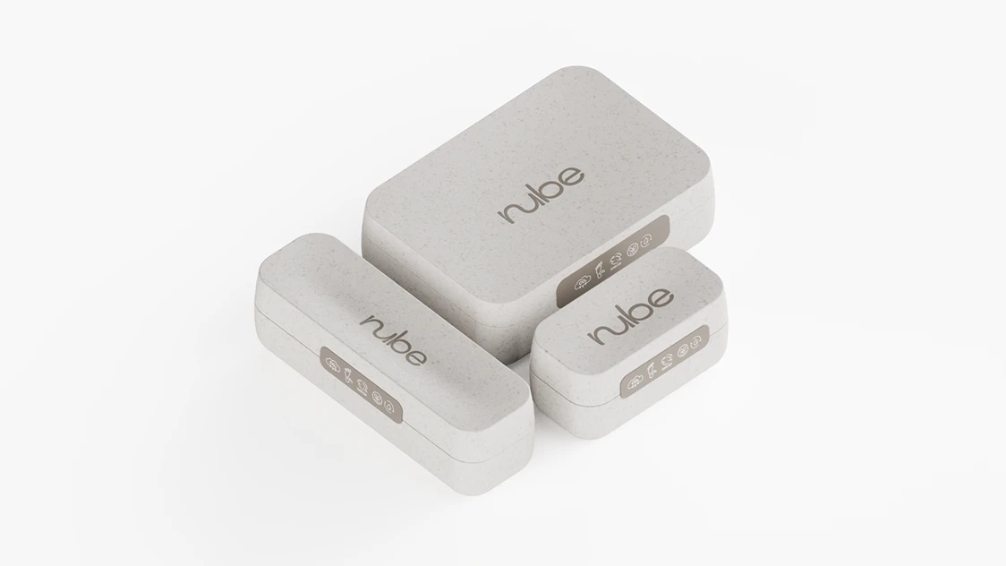 NUBE，refillable hand pump spray container，packing design，originality，