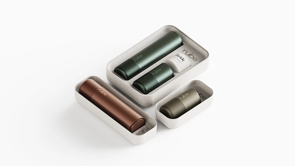 NUBE，refillable hand pump spray container，packing design，originality，