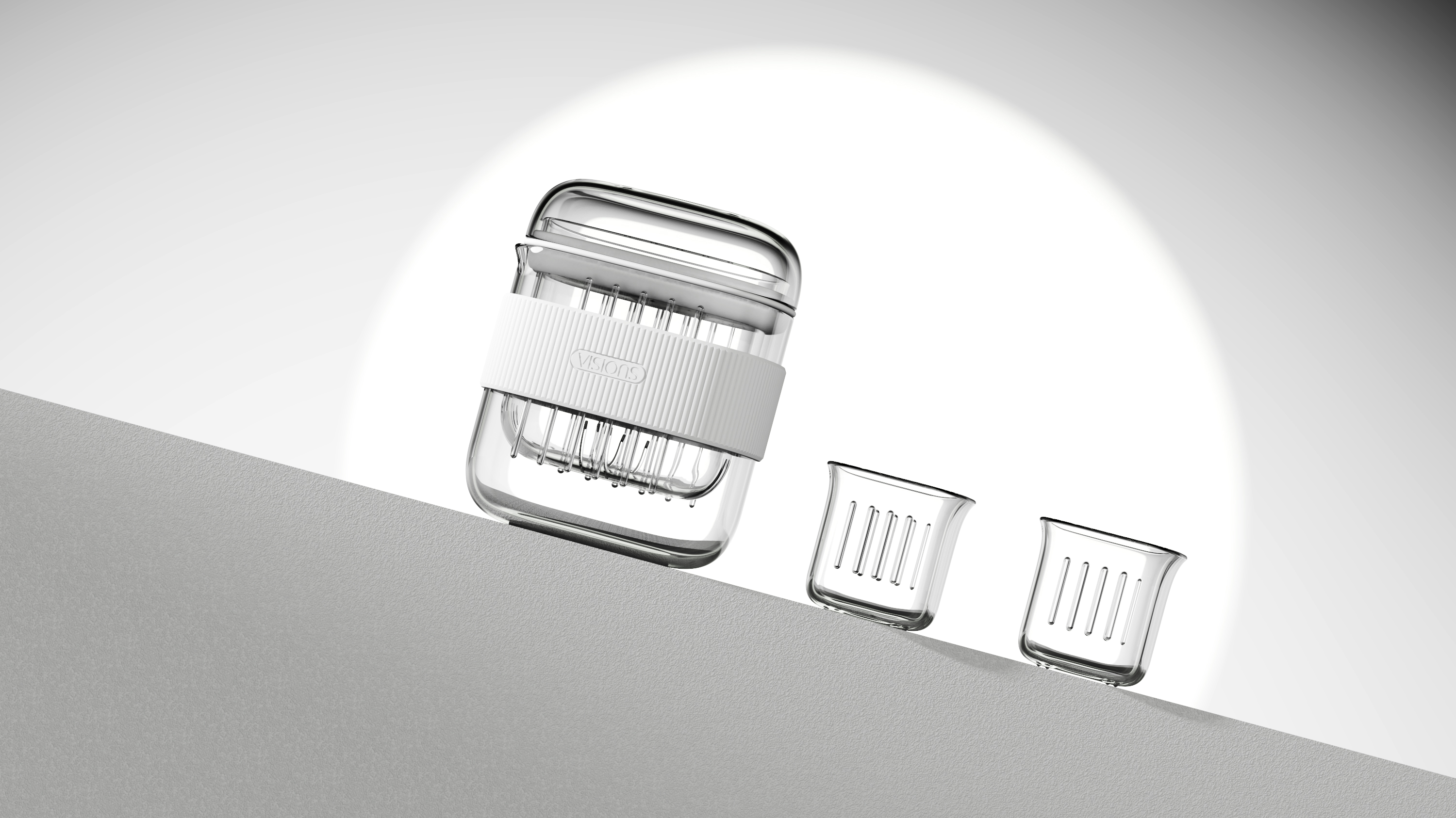 tea set，Portable tea set，flower receptacle，Glass tea set，High borosilicate glass，Outdoor Tea Set，Amber Primary，