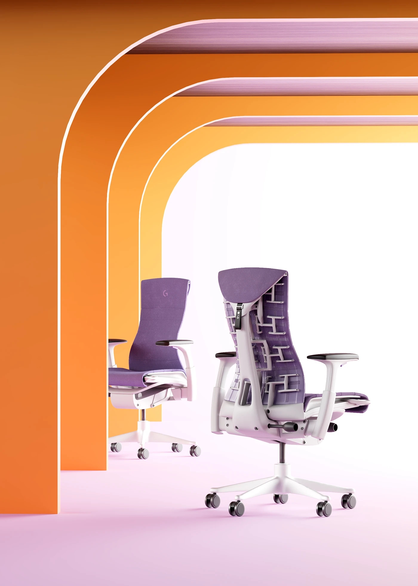 chair，furniture，Herman Millar，Logitech Chair，