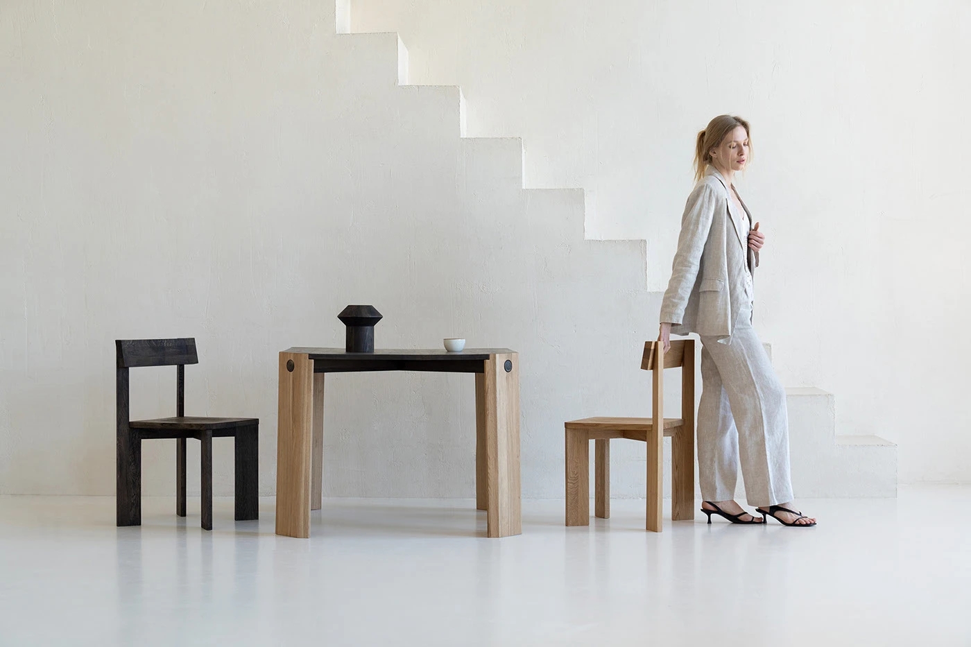 Environmental protection materials，Japandi，Navian Aesthetics，Minimalist design ，chair，