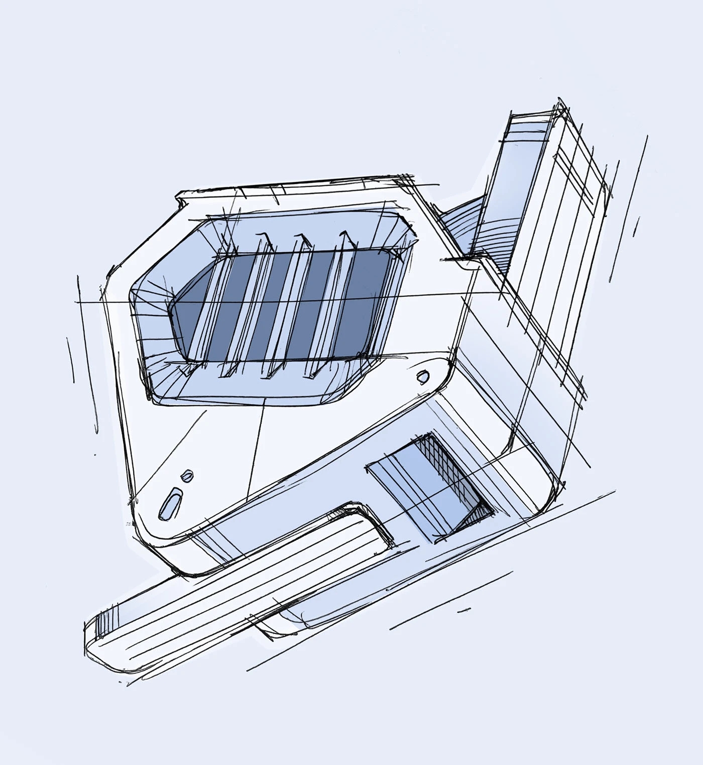 Sketches，TracingImage ，Illustrations，conceptual design，Helmet，