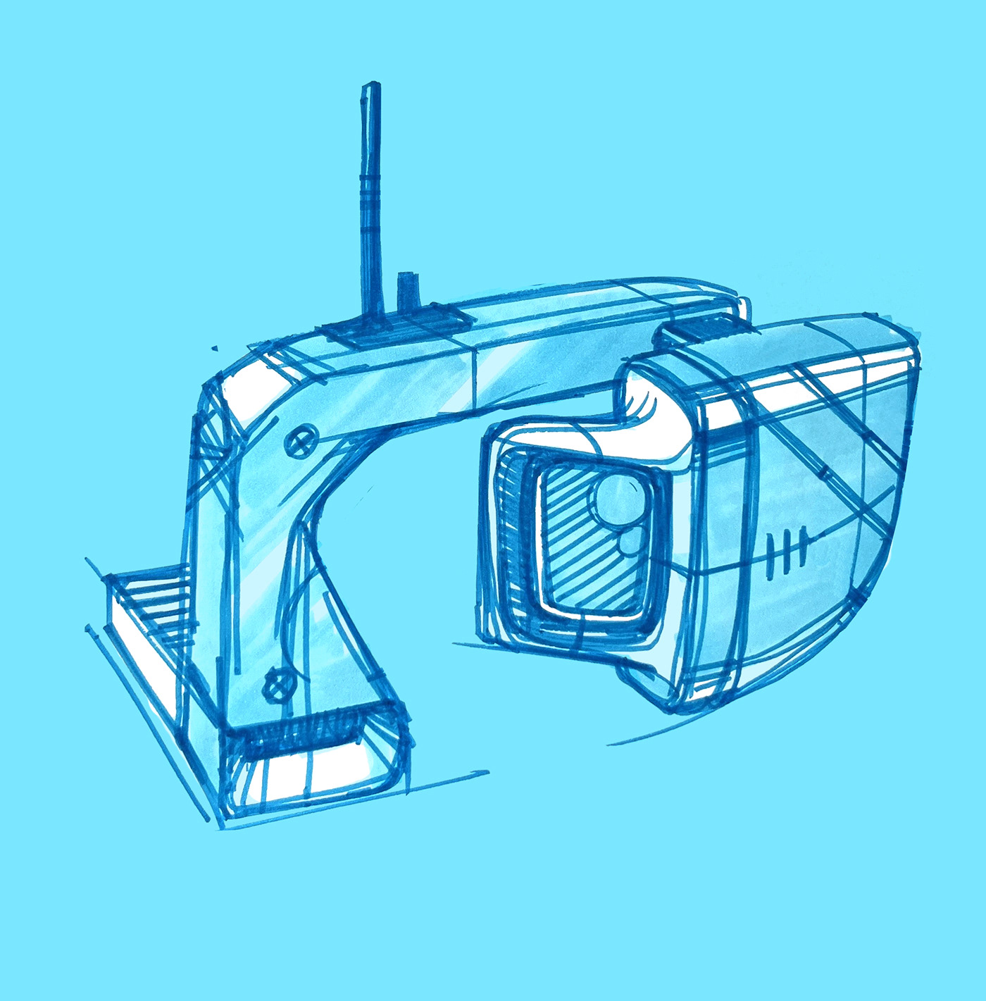 Sketches，TracingImage ，Illustrations，conceptual design，Helmet，