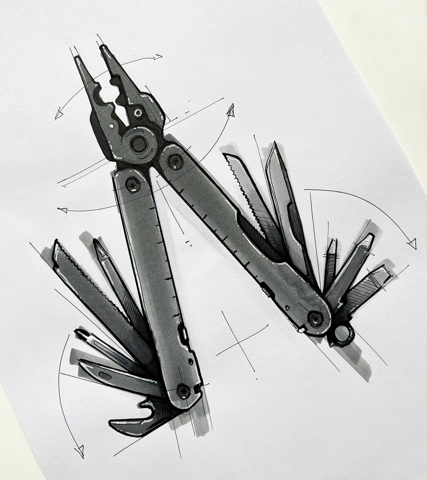 Sketches，TracingImage ，Illustrations，conceptual design，Helmet，