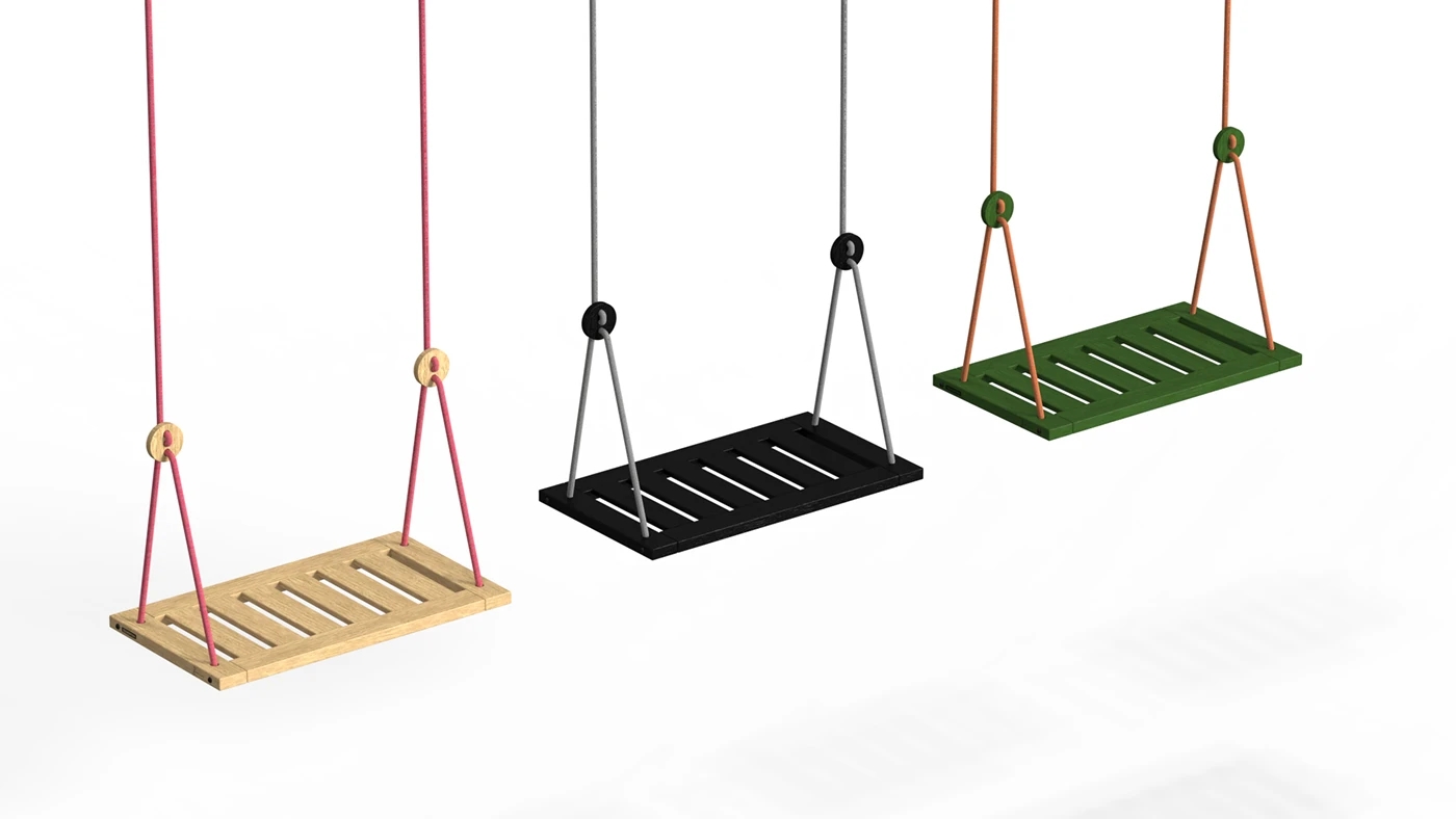 swing，line，Minimalism，woodwork，Steel cable，