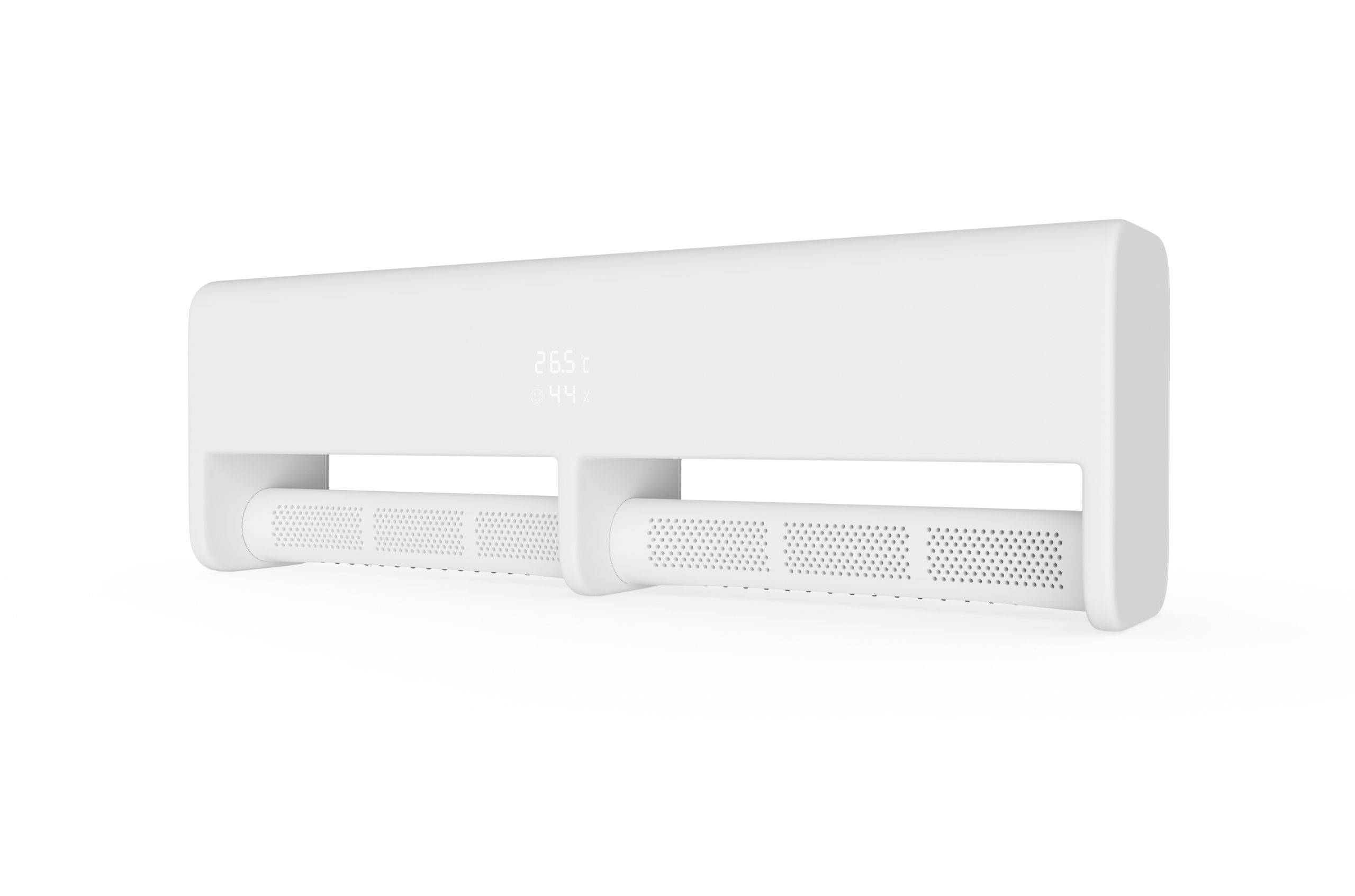 air conditioner，Hang up air conditioner，Creative design，conceptual design，industrial design，product design，household electrical appliances，an electric appliance，