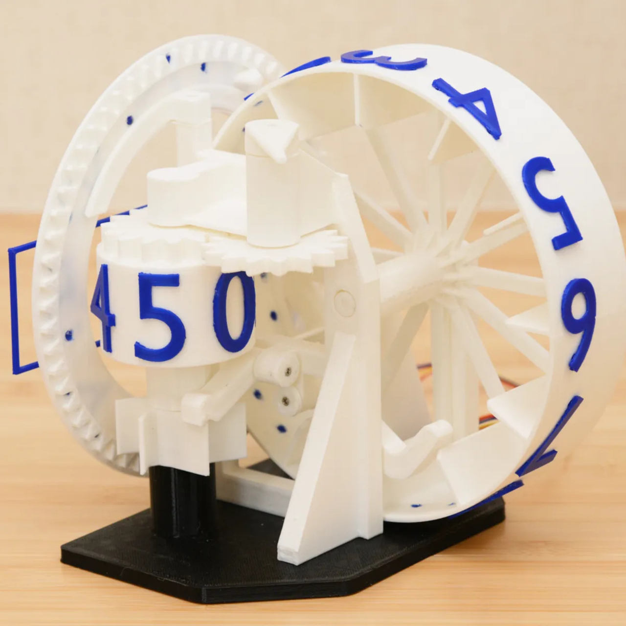 clocks and watches，Triaxial Numechron，machine design，creative handmade，3D printing，