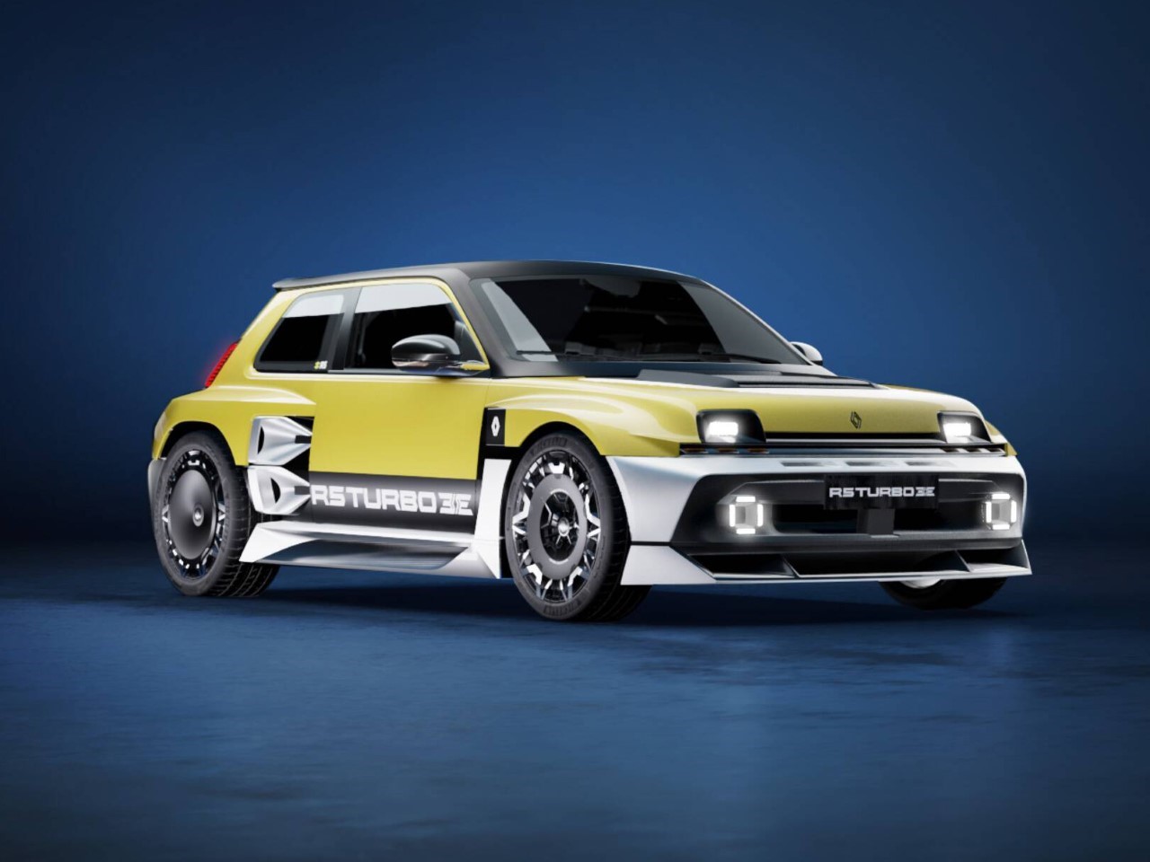 aerodynamics，renault，R5 Turbo 3E，Racing Style，electric vehicle，