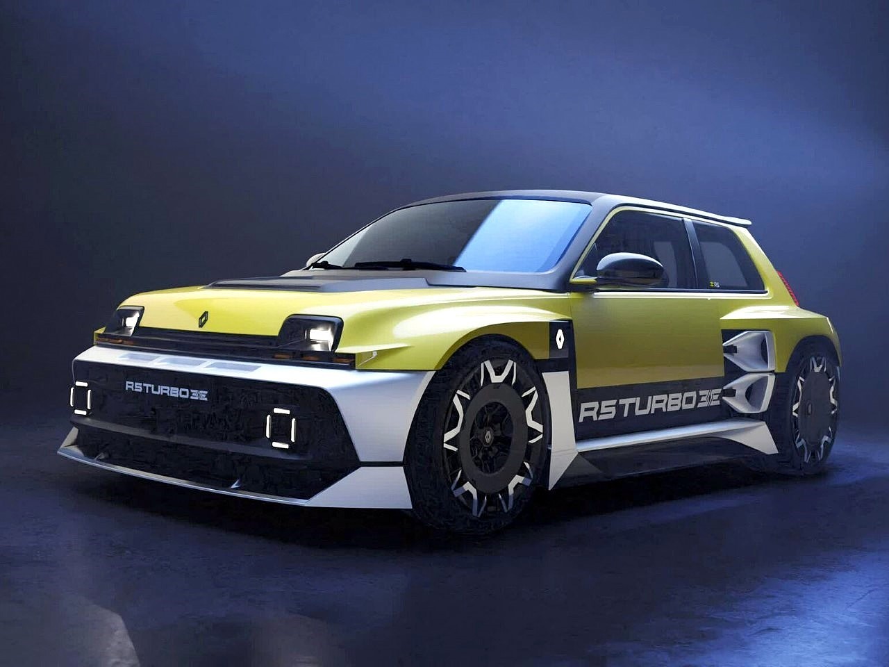 aerodynamics，renault，R5 Turbo 3E，Racing Style，electric vehicle，