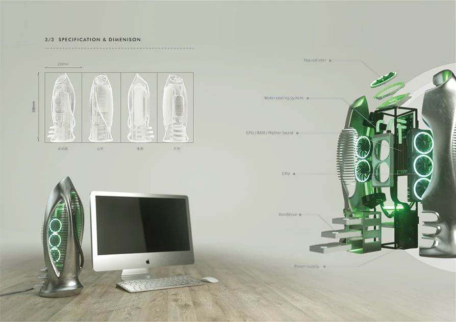 computer，Digital，Personal PC，conceptual design，