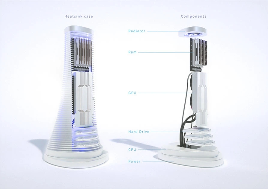 computer，Digital，Personal PC，conceptual design，