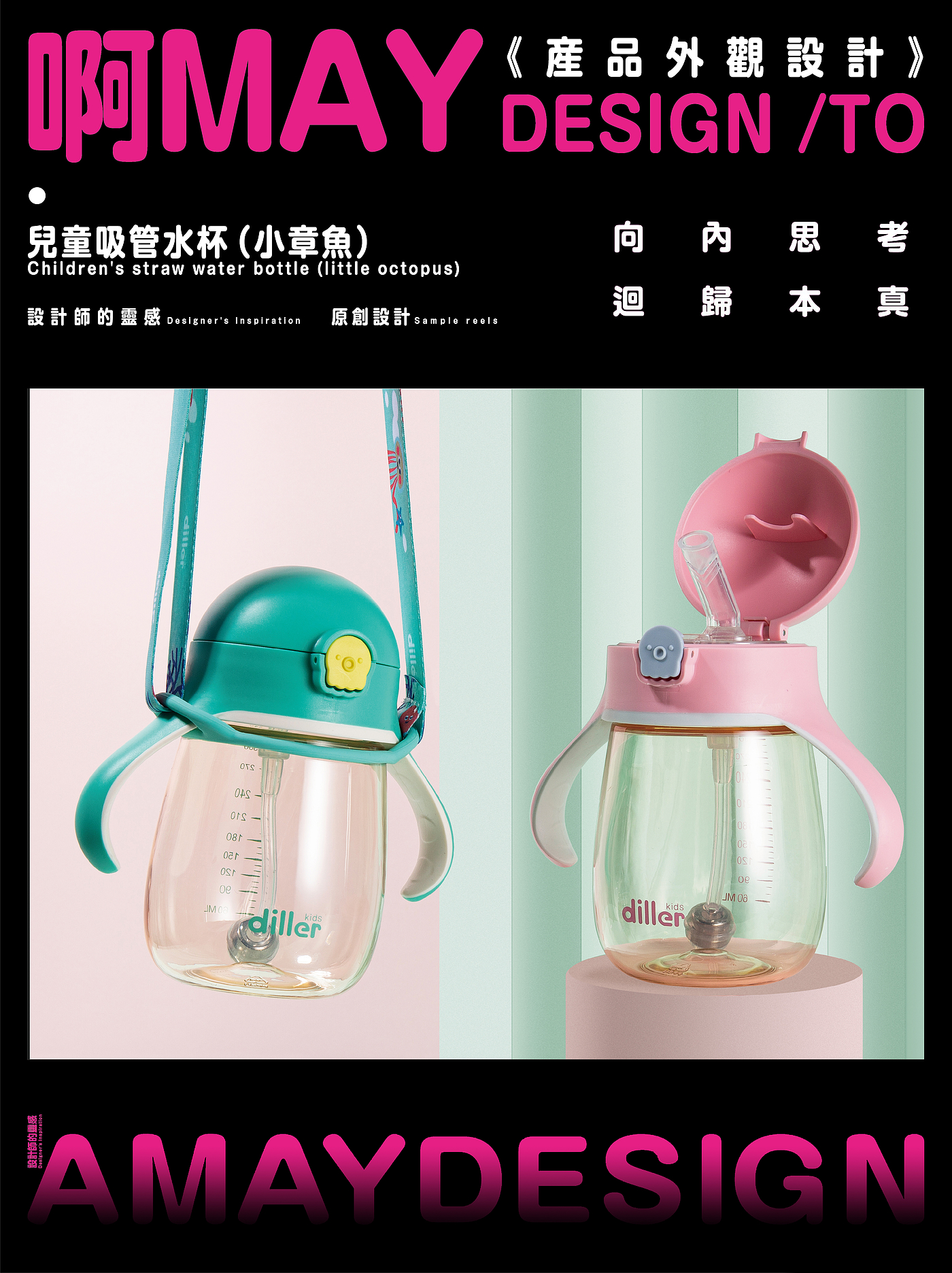 industrial design，Children's water cup，Personally good things，Original design，