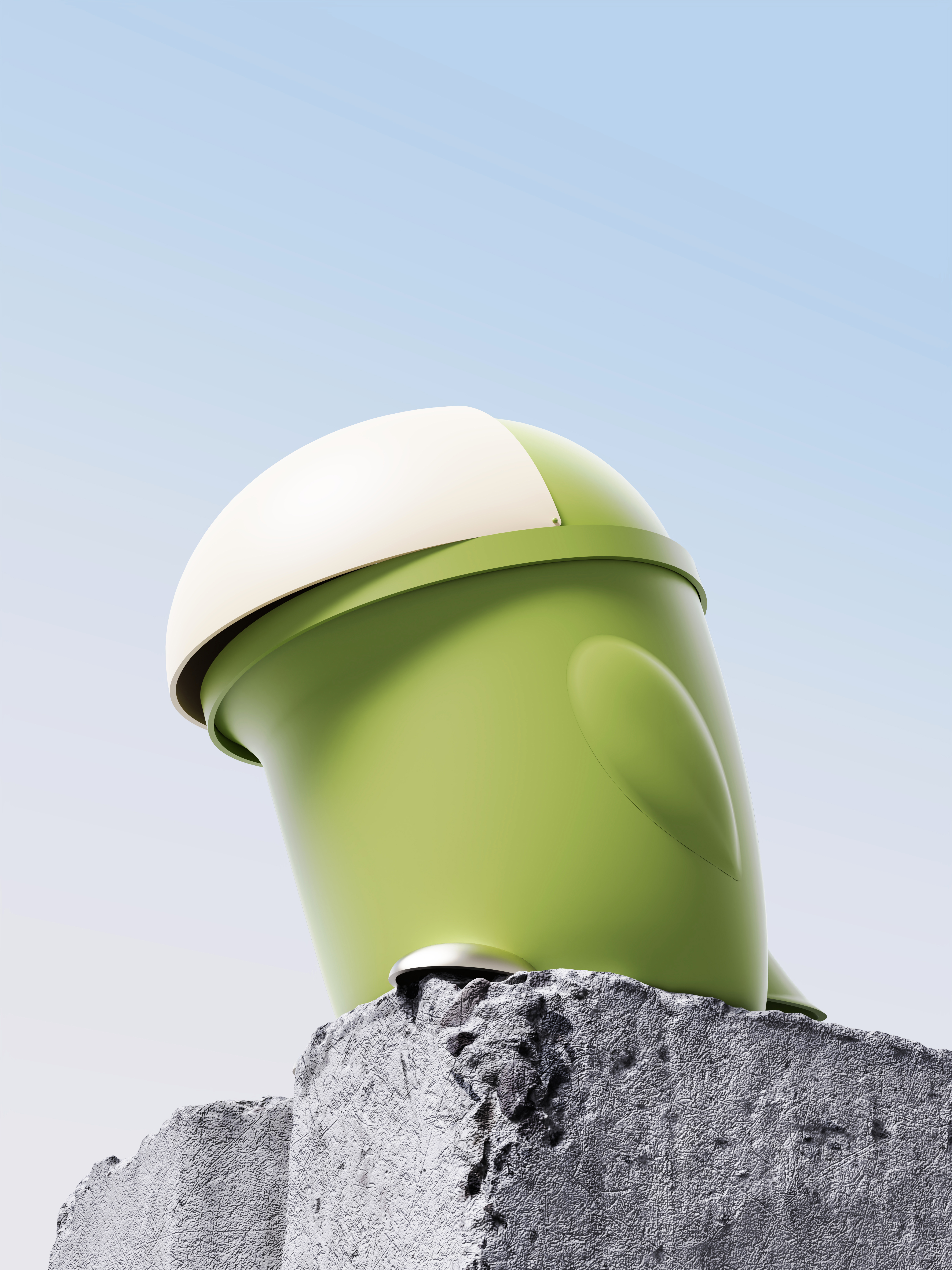 trash can，Desktop trash can，Bionics Design ，bird，