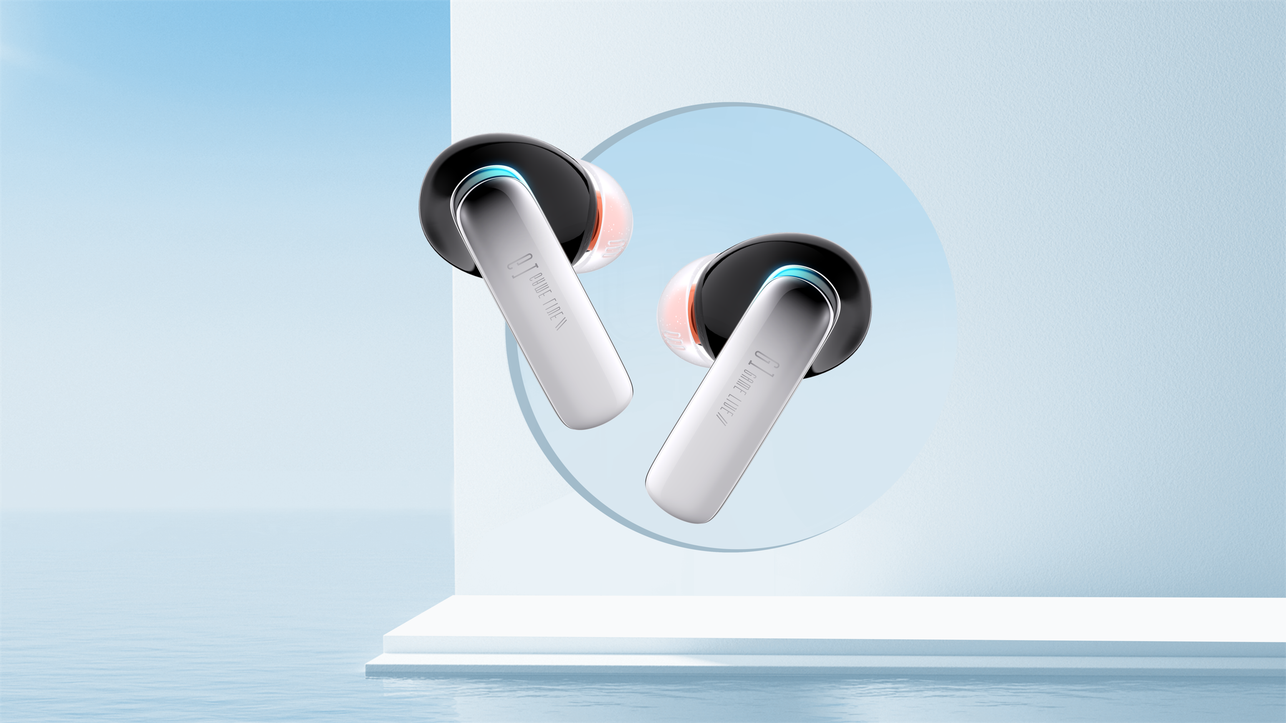 headset，tws，product design，E-sports，lighting，Mellow，conceptual design，simple style ，