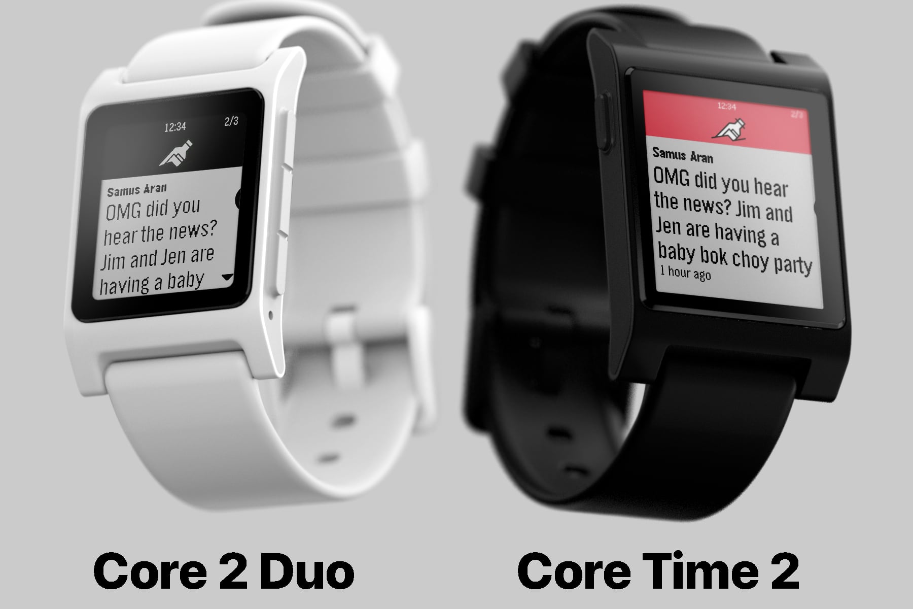 pebble，Intelligent Watch，Long endurance，Core Devices，Black and white e-ink display，