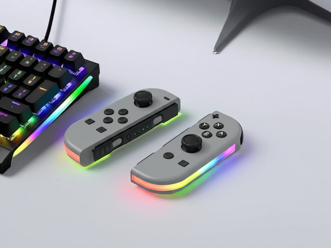 controller，RGB Joy-Cons，Nintendo Switch，Game accessories，RGB，