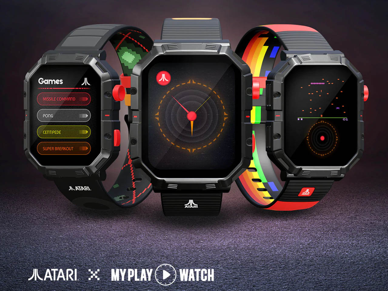 Atari 2600，Nostalgia game，Retro style，Intelligent Watch，MyPlayWatch OS，