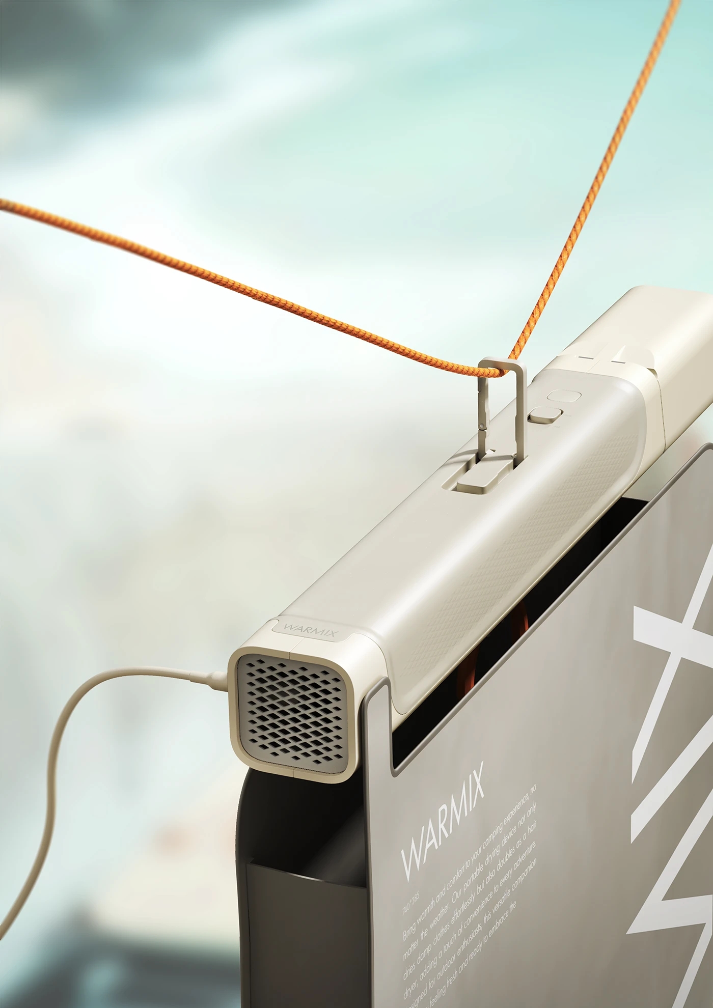 WARMIX，Multifunctional dryer，small home appliances，portable，