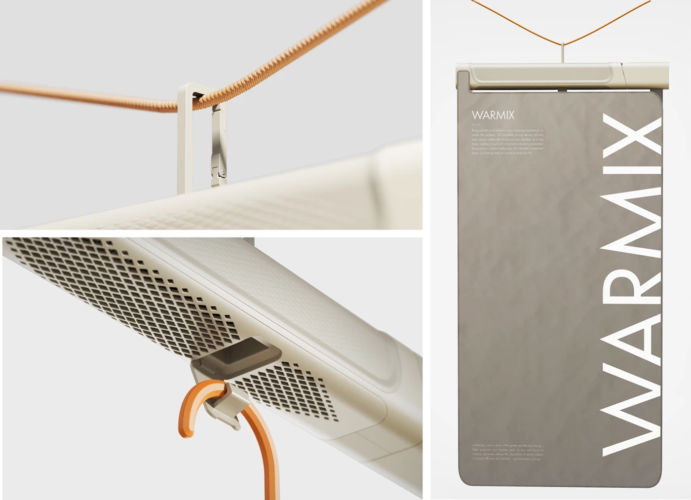 WARMIX，Multifunctional dryer，small home appliances，portable，