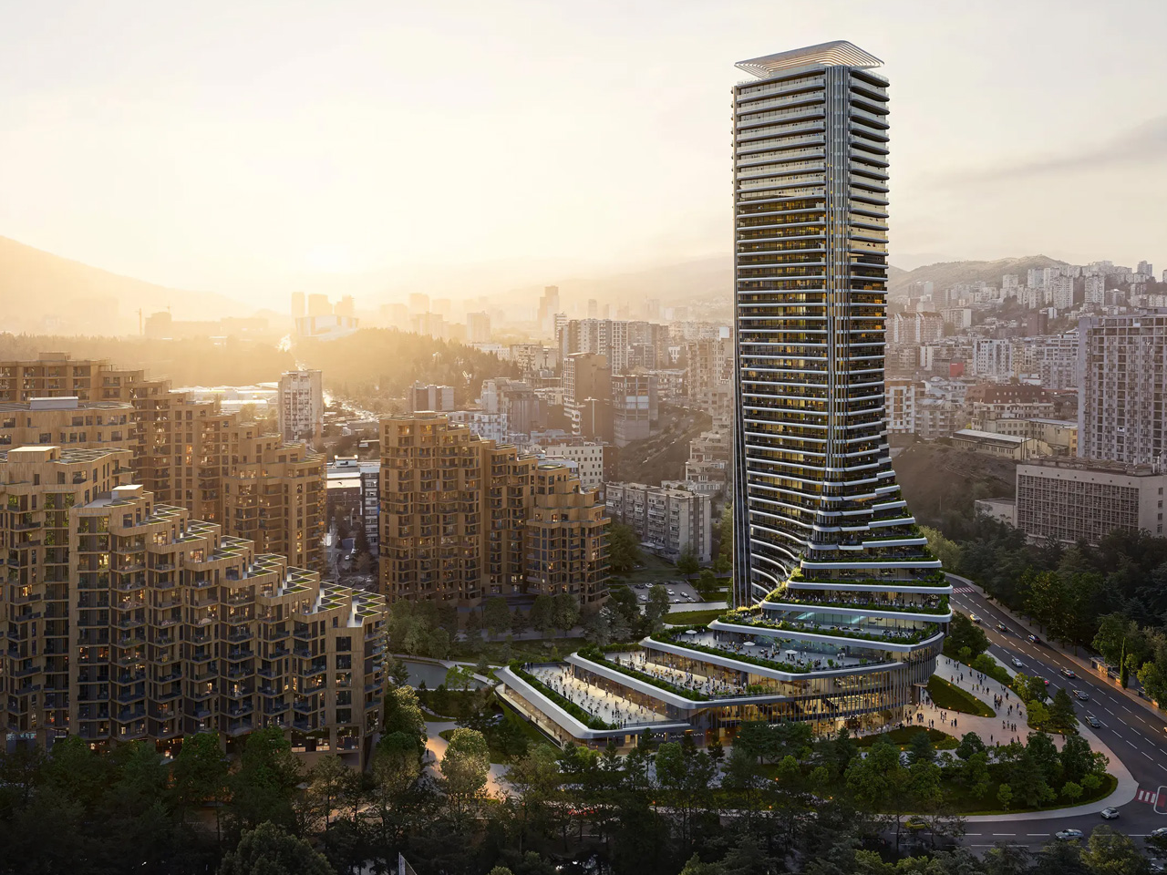 ZHA，Tbilisi, Georgia，Cityzen，Georgia，Sustainable Building，