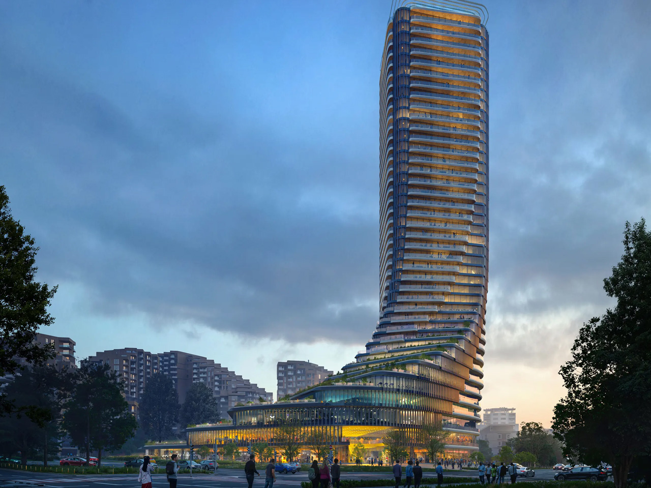 ZHA，Tbilisi, Georgia，Cityzen，Georgia，Sustainable Building，