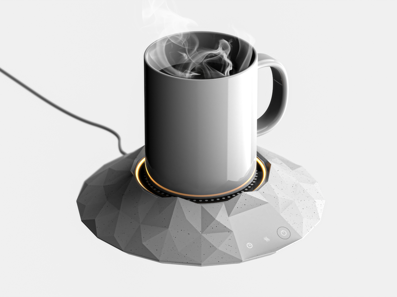 volcano，Coaster，Cup warming device，Granite，Volcano，