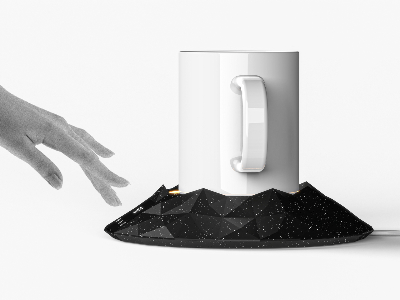 volcano，Coaster，Cup warming device，Granite，Volcano，