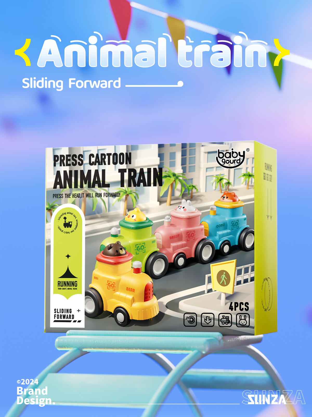 packing design，color box packaging，Toy packaging，pattern design ，Gift box design，FMCG，Toys，Render，