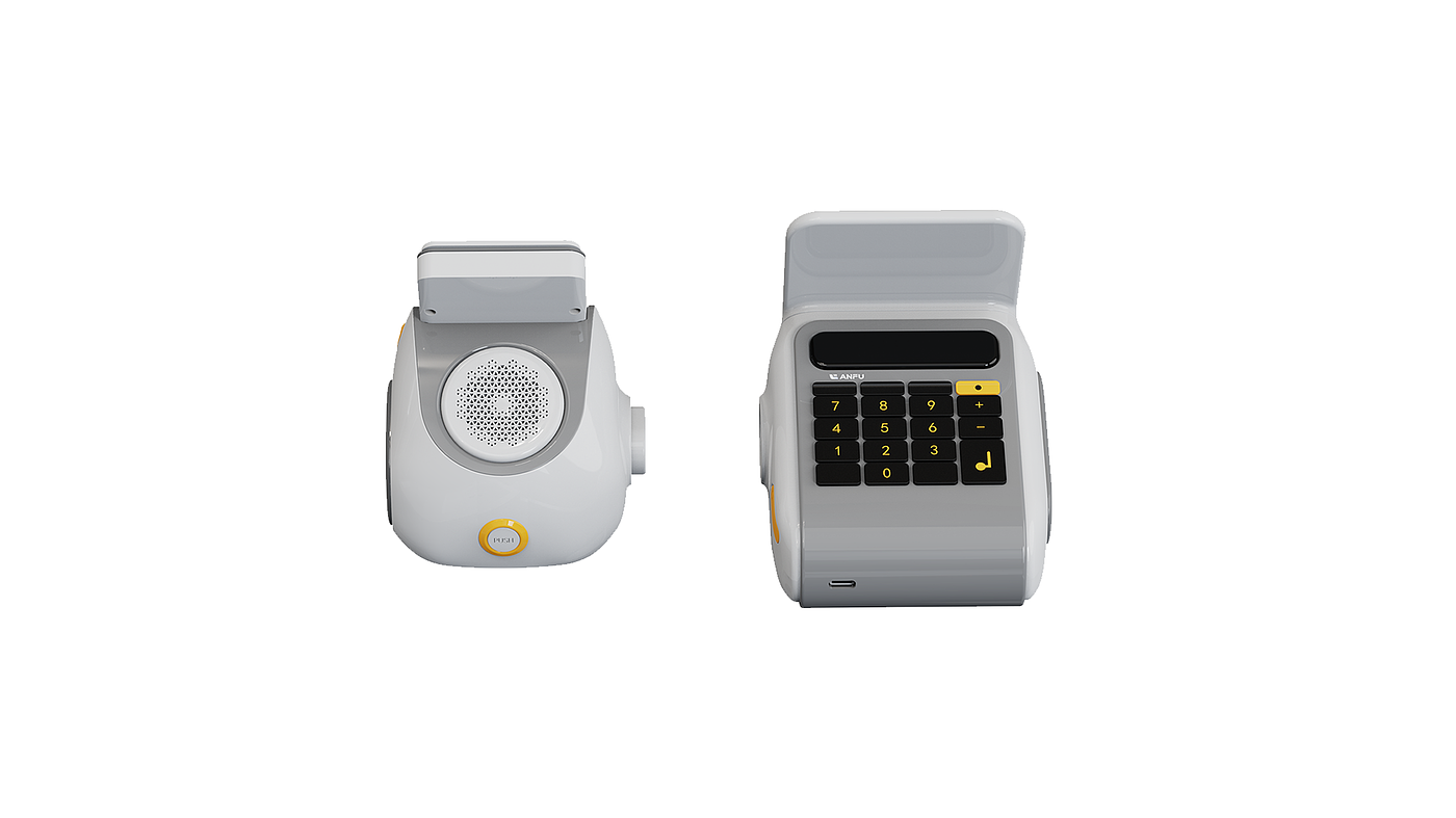 Cashier All-in-One，Cash register system，PoS，cash register，product design，industrial design，Appearance design，