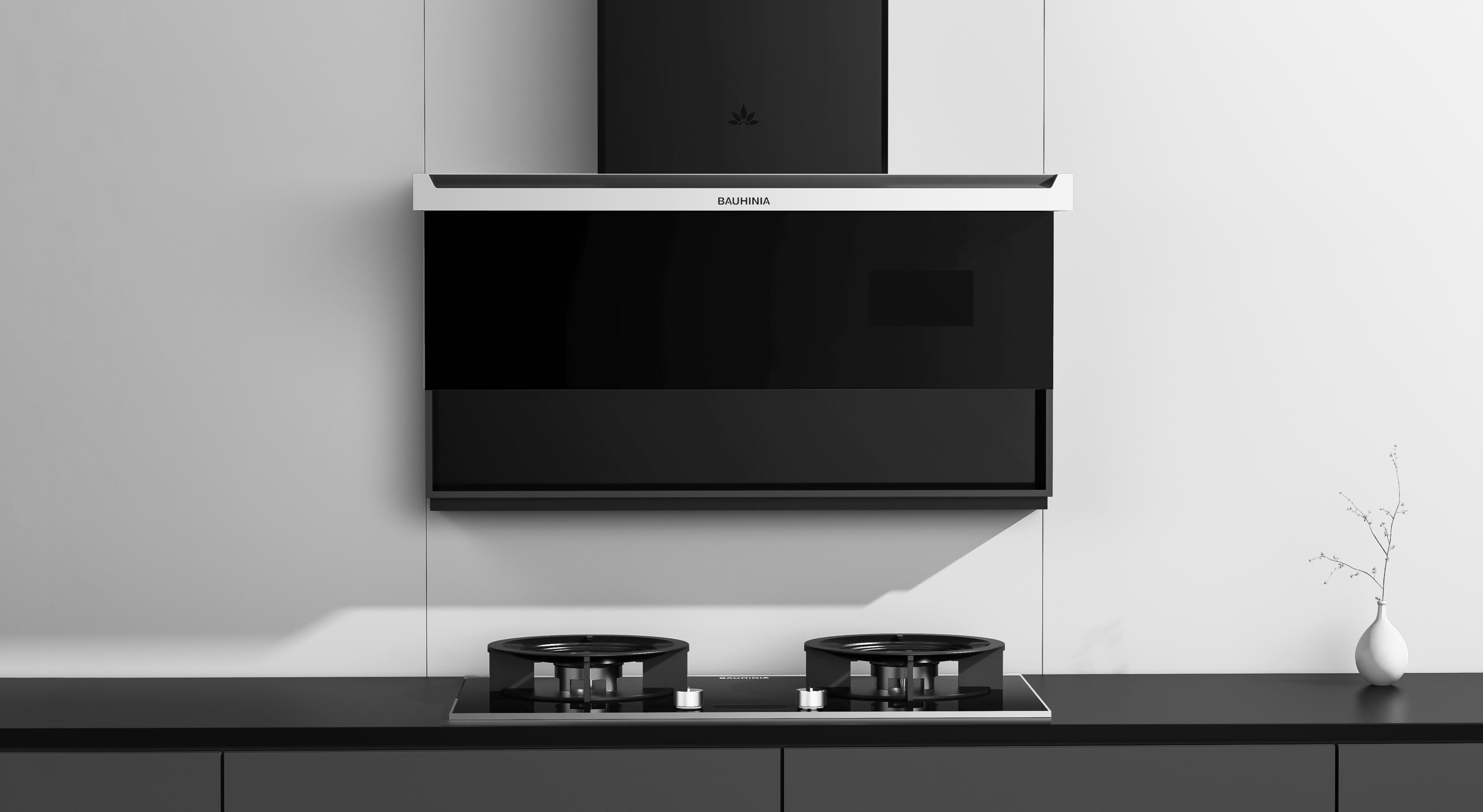 Lampblack machine，Cooker，Smart home，Kitchen electric，Modern technology，Architectural sense，Hui school，sample reels，