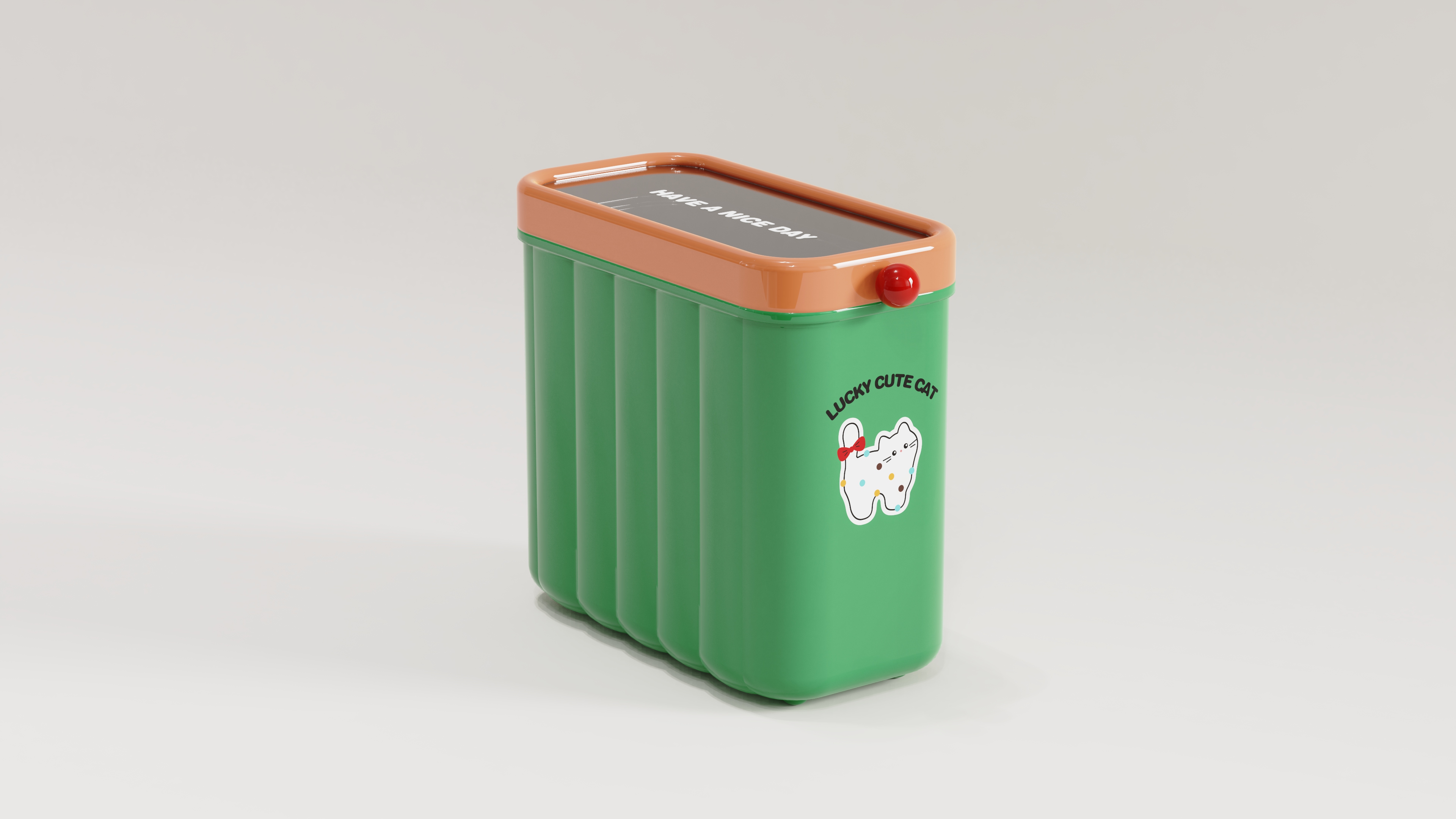 Home Furnishing，trash can，dopamine，