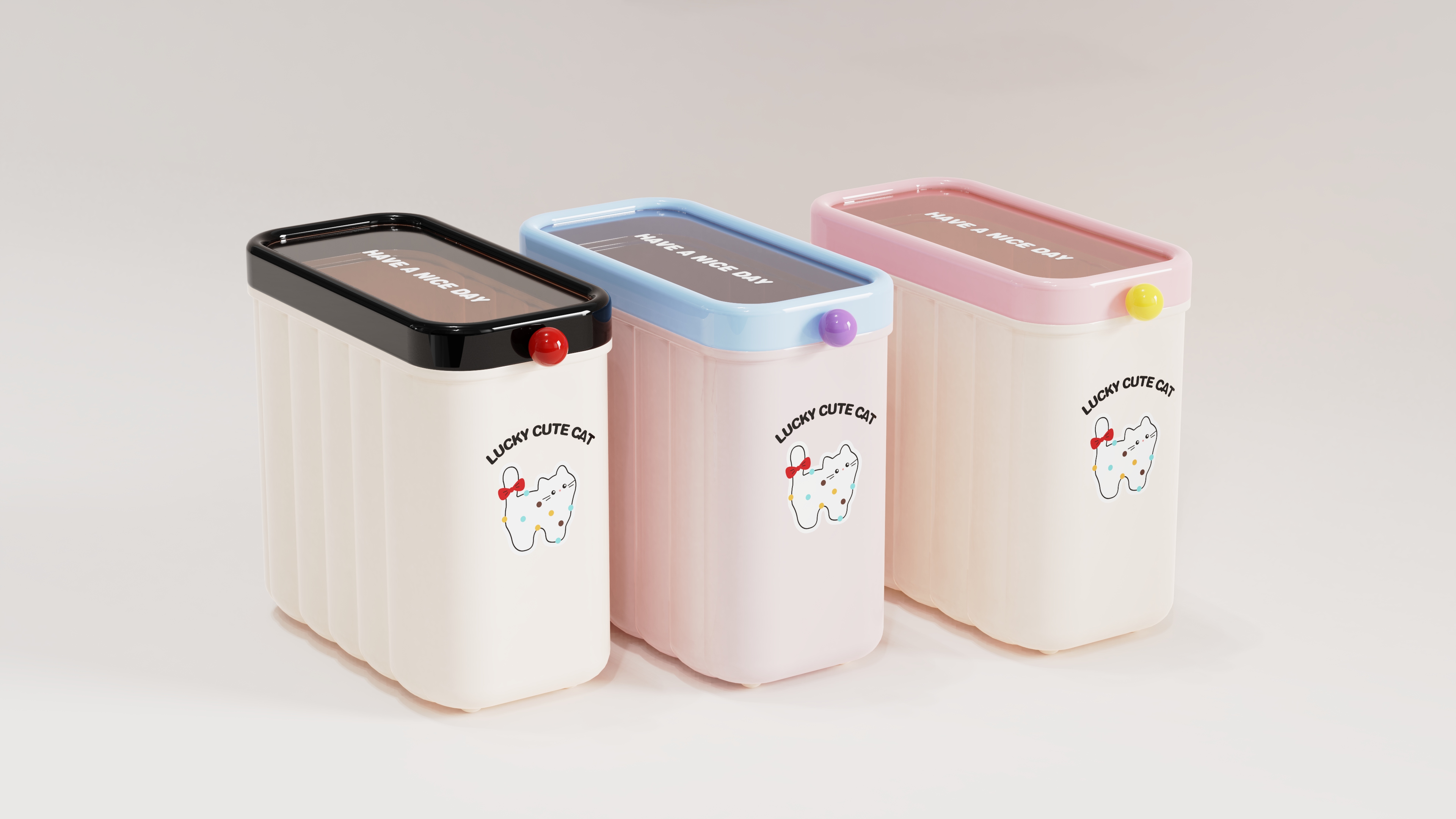 Home Furnishing，trash can，dopamine，