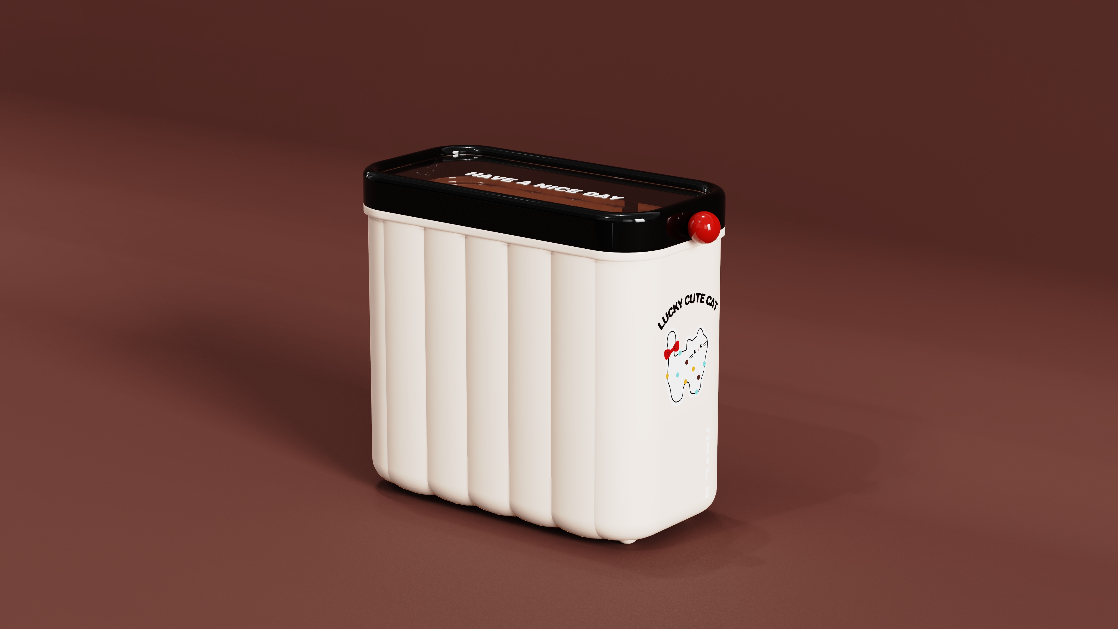 Home Furnishing，trash can，dopamine，