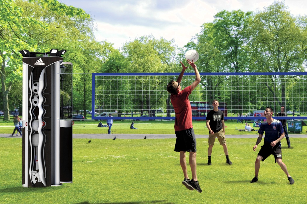 Public sports，application program，Sports tower，Adidas，distributor，