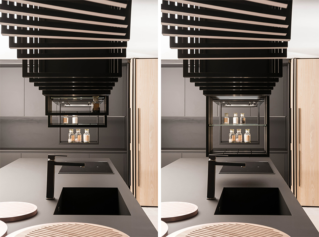 kitchen，slide，rotate，storage，